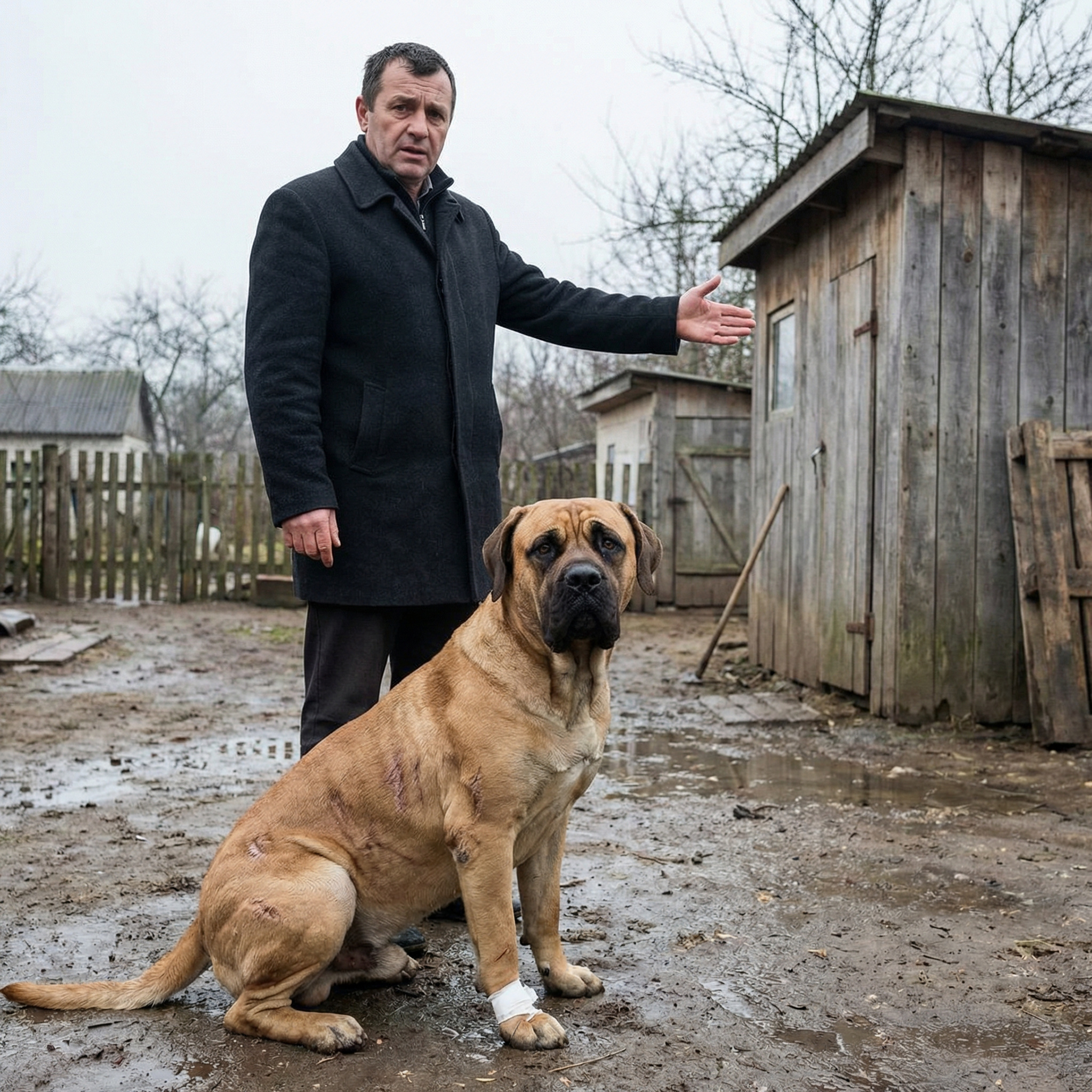 — Це вже не твій пес. Тепер його звати Бродяга, і я його не віддам. Ти навіть не уявляєш, через що він пройшов! Я його витягувала з того світу, він ледь не помер у мене на руках!