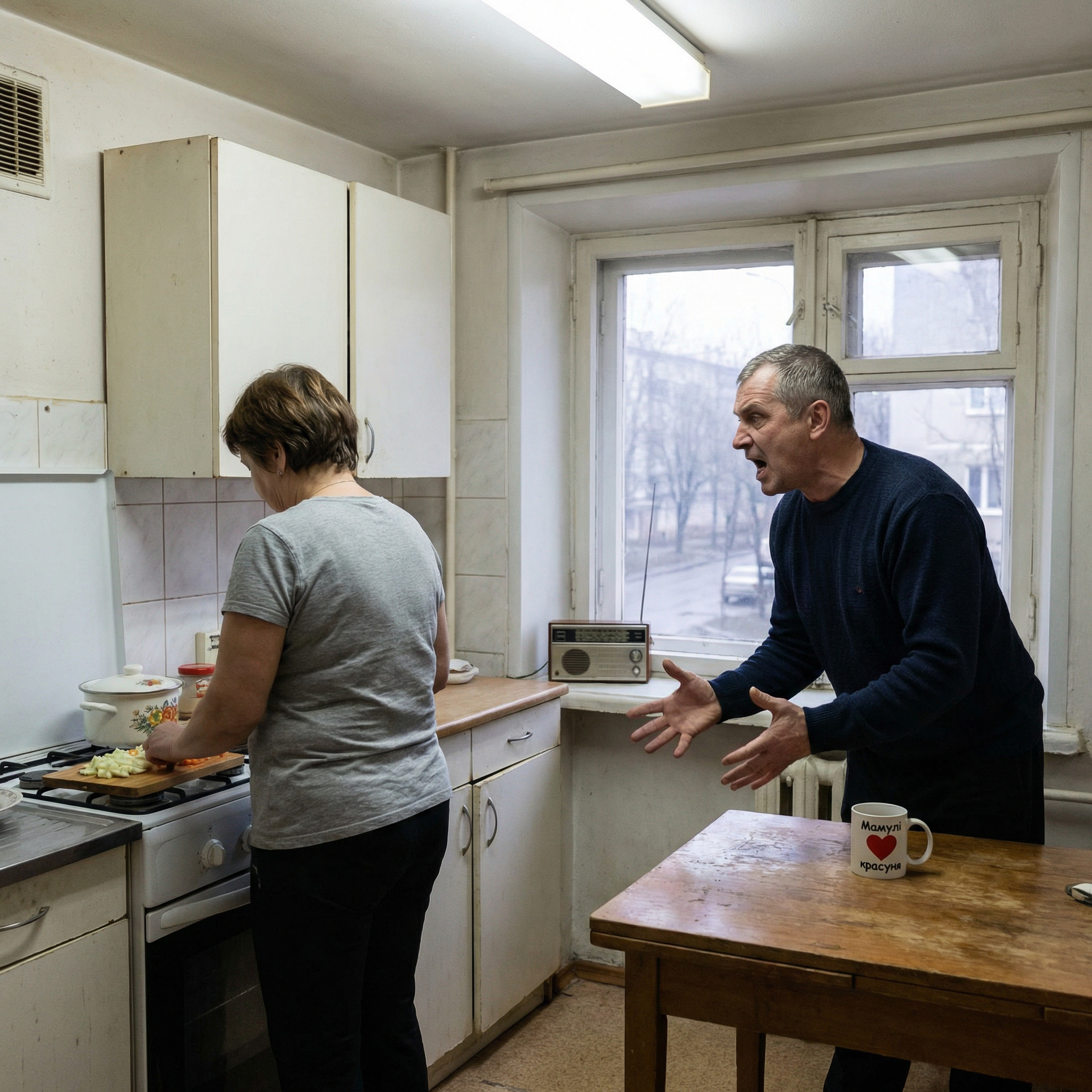 – Ти взагалі з дуба звалився?! Тобто твоїх батьків я впущу в свою квартиру, яка чекає на орендарів, а рідну дочку залишу без грошей? Типу, крутись, дочко, як хочеш! Так, чи що?