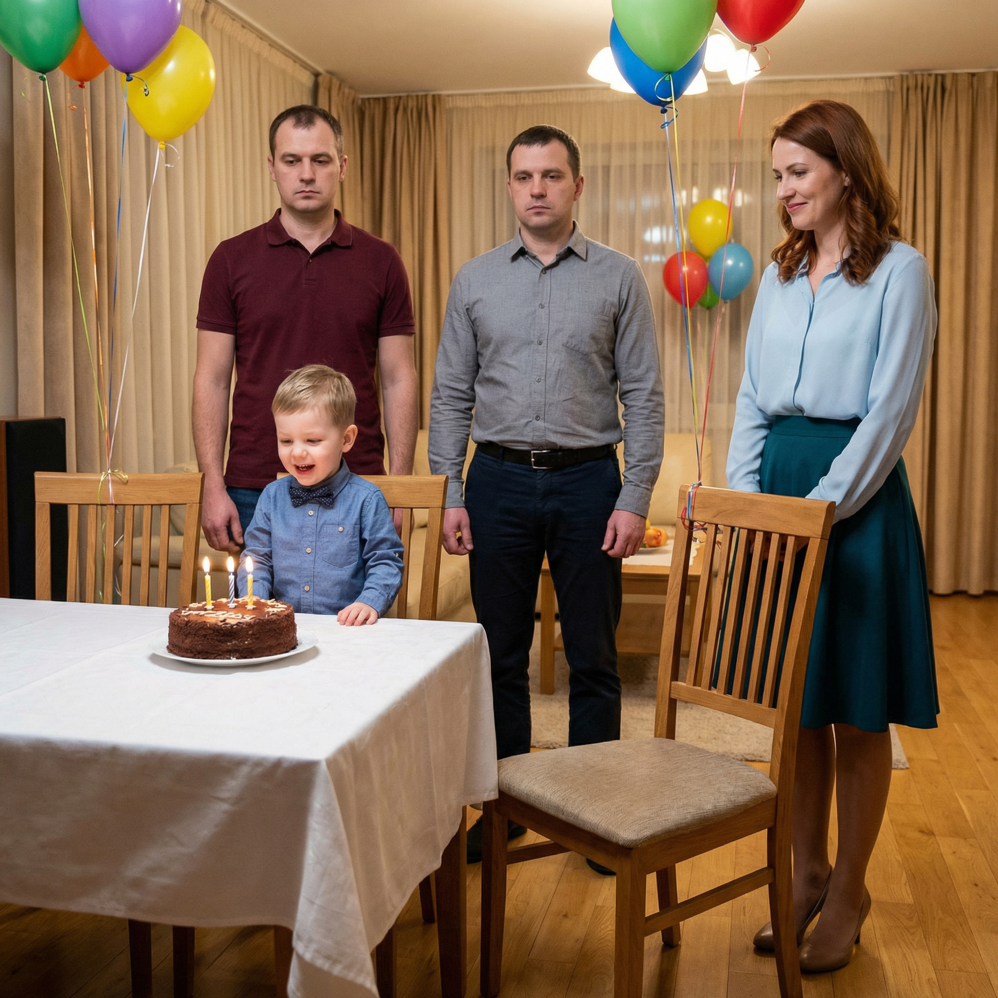 “– Ти сама винна! – раптом вибухнув Олексій. – Ти на себе подивися! Навколо повно гарних дівчат, а я приходжу додому, та бачу тебе! Звичайно я задивляюся! Я ж молодий чоловік! Мені кохання хочеться!