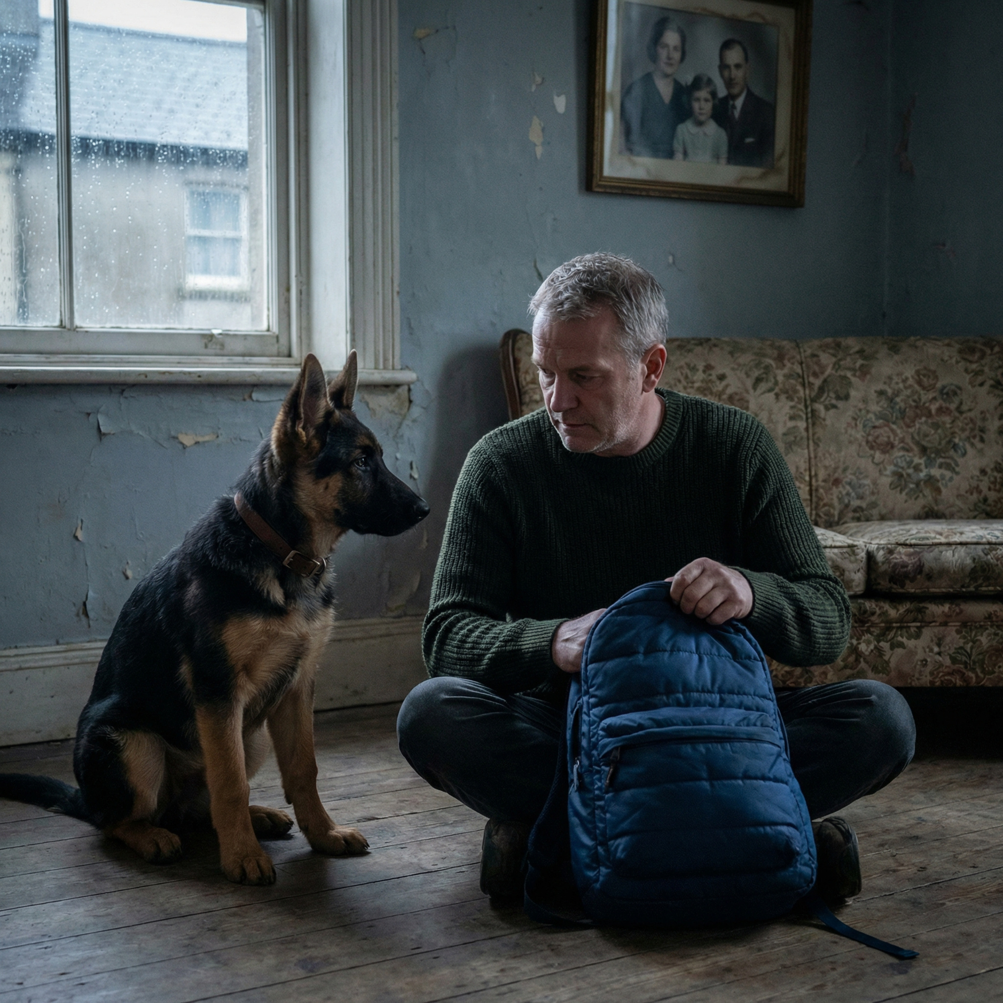 “Дружина їхала в автобусі й не вижила в дорожній пригоді. Їхнього малюка теж не врятували. У порожній квартирі чекав на нього тільки Джек, – п’ятимісячна смішна вівчарка, – все, що залишилося від колишнього щастя