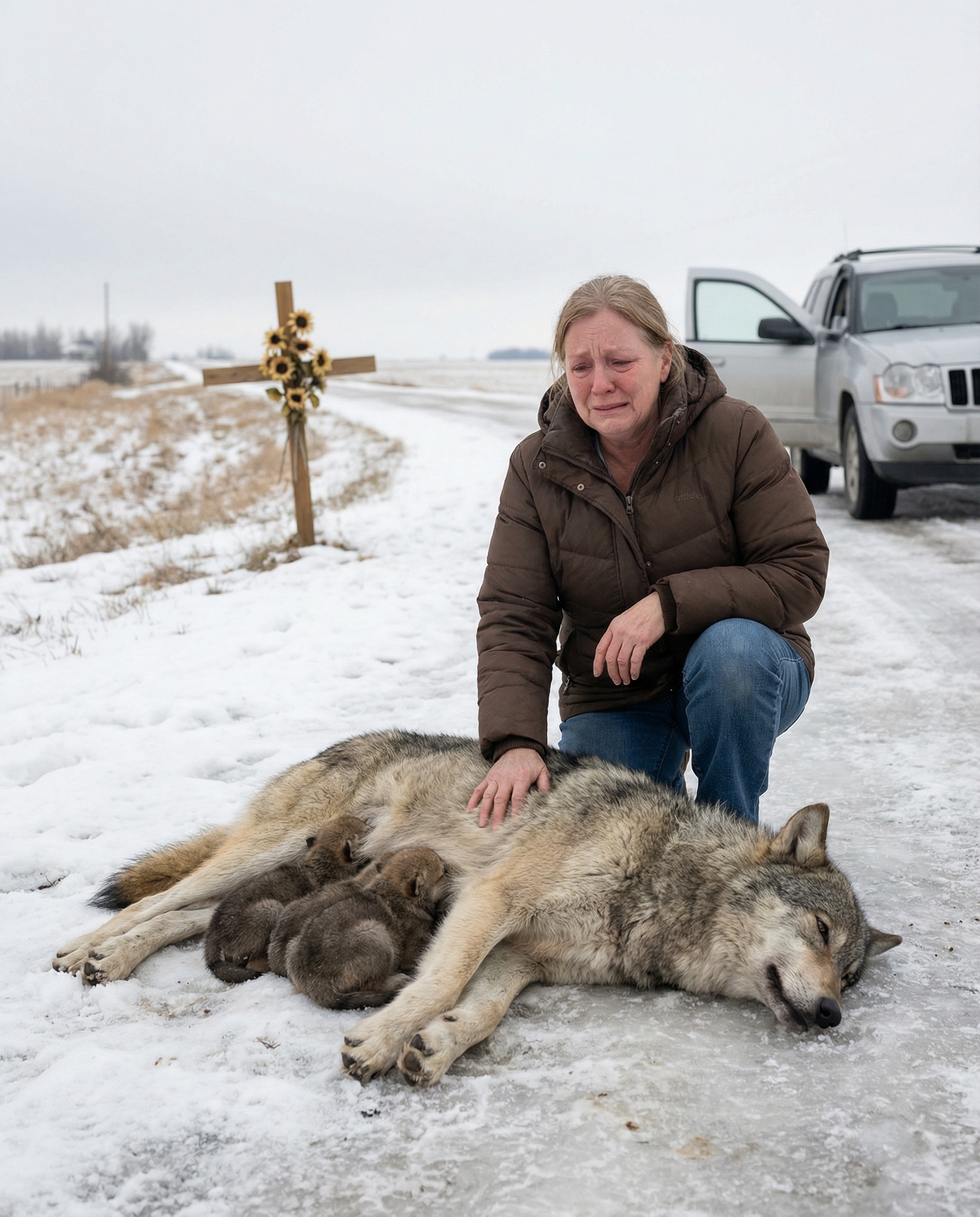 У річницю трагедії вона побачила в снігу вовків. Те, як вона вчинила, — справжнє диво…