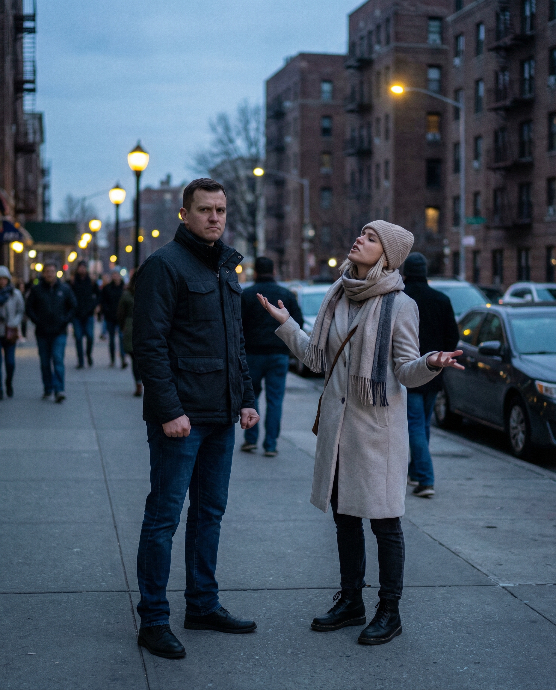 – Любий?…– Ти за своєю порцією прийшов?..— Ні-ні…та ти що…— Тоді навіть не знаю, що запропонувати тобі..— Про це раніше треба було попереджати! – Ти ж людей мало не …!— І як ми після цього далі житимемо? — Я гадаю, дружно! – Усміхнулася Варя. – А головне, справедливо! А про розлучення навіть не замислюйся, я чекаю дитину! І у моєї дитини буде батько!