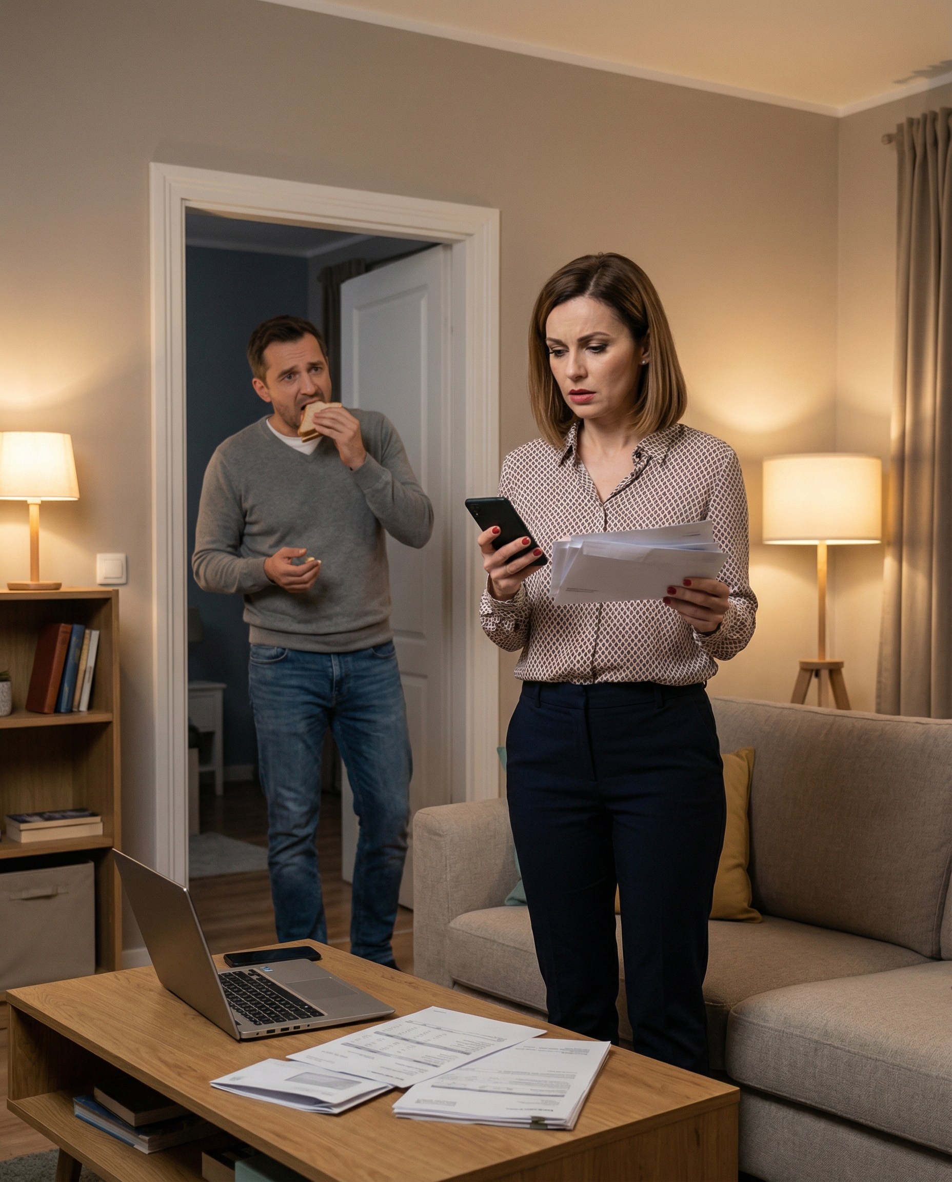 -Я тут вирішила перевірити наші рахунки, борrи, а тут раптом ось що… -У мене точно борrів немає, а ти що нишком три купальники в кредит взяла? – пожартував Микола. -Не смішно. У мене немає кредитів і борrів. А в тебе є