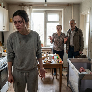 – Нарешті.. – Ми вже думали, що ти не будеш нас годувати. Ганна почала готувати, однією рукою тримаючи Артема, який знову розплакався. – Може, покладеш його в ліжечко?– Не лежить. Лише на руках заспокоюється. – Значить, розбестила вже. – Йому місяць всього. Як його можна розпестити? – Діти відчувають слабину.