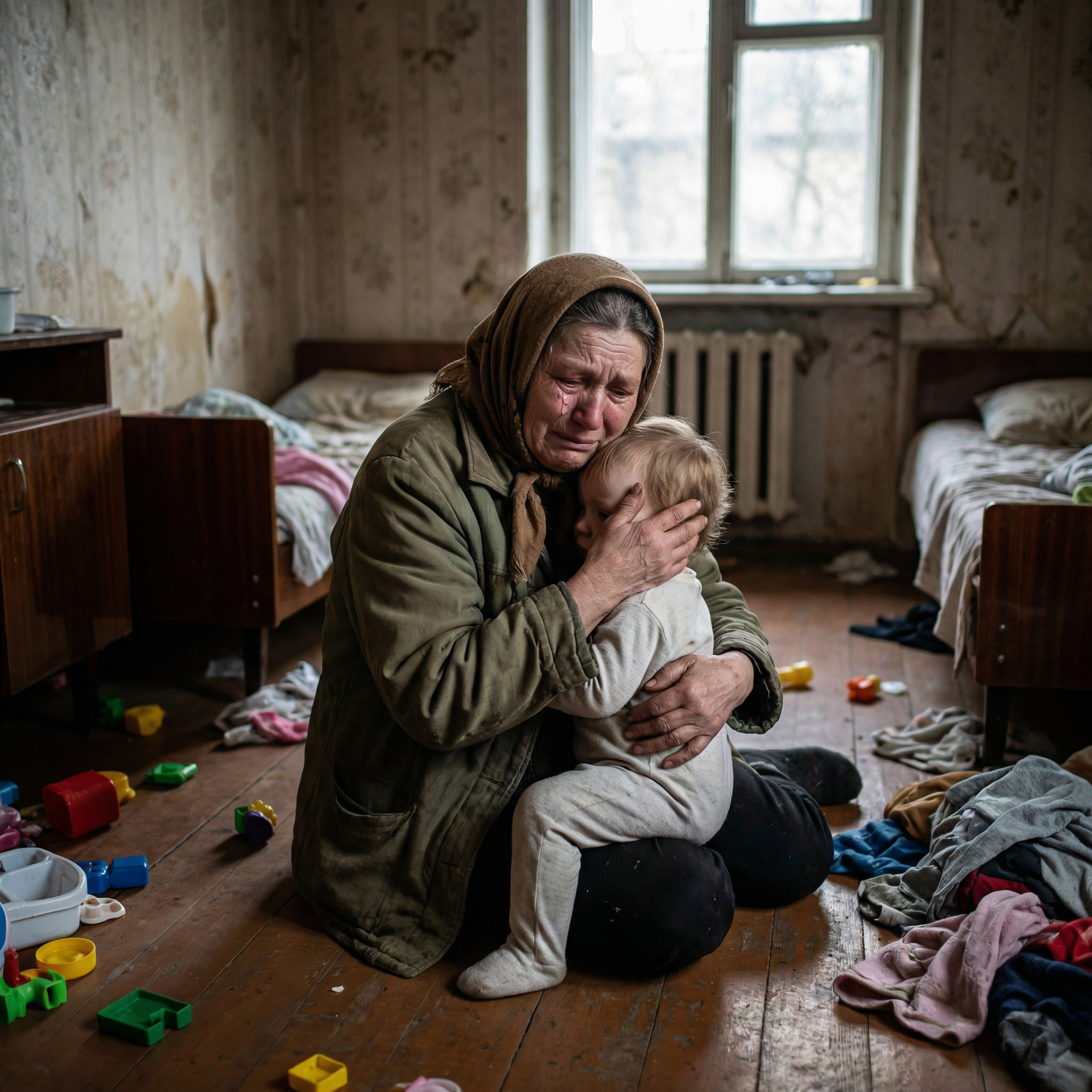 Наталя о 8 вечора повернулася додому з роботи. Вона, зробивши глибокий вдих, відкрила двері і відразу почула дитячий плач.