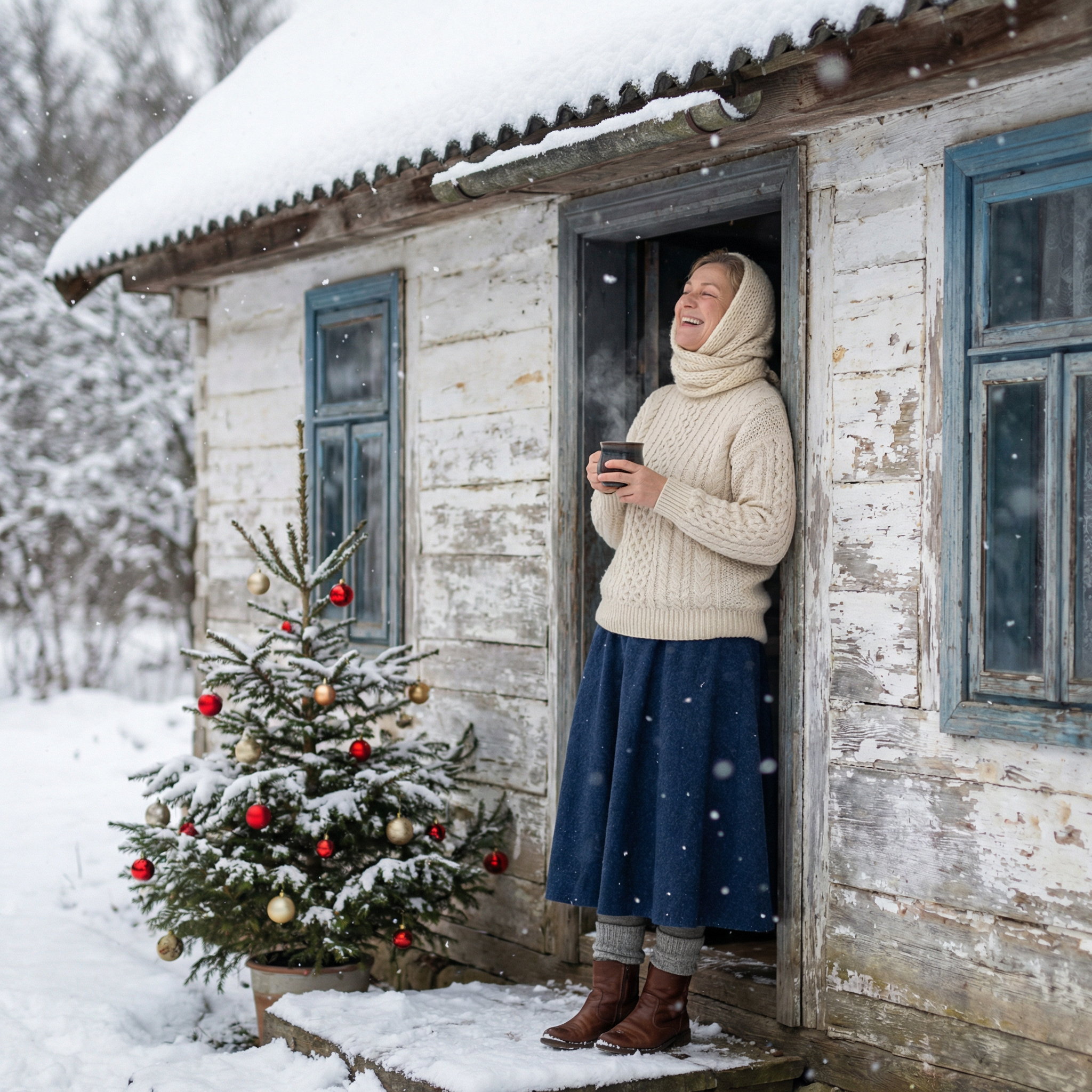 Їдь тепер назад, у своє село! – сказав роздратовано чоловік, не повертаючись до неї.