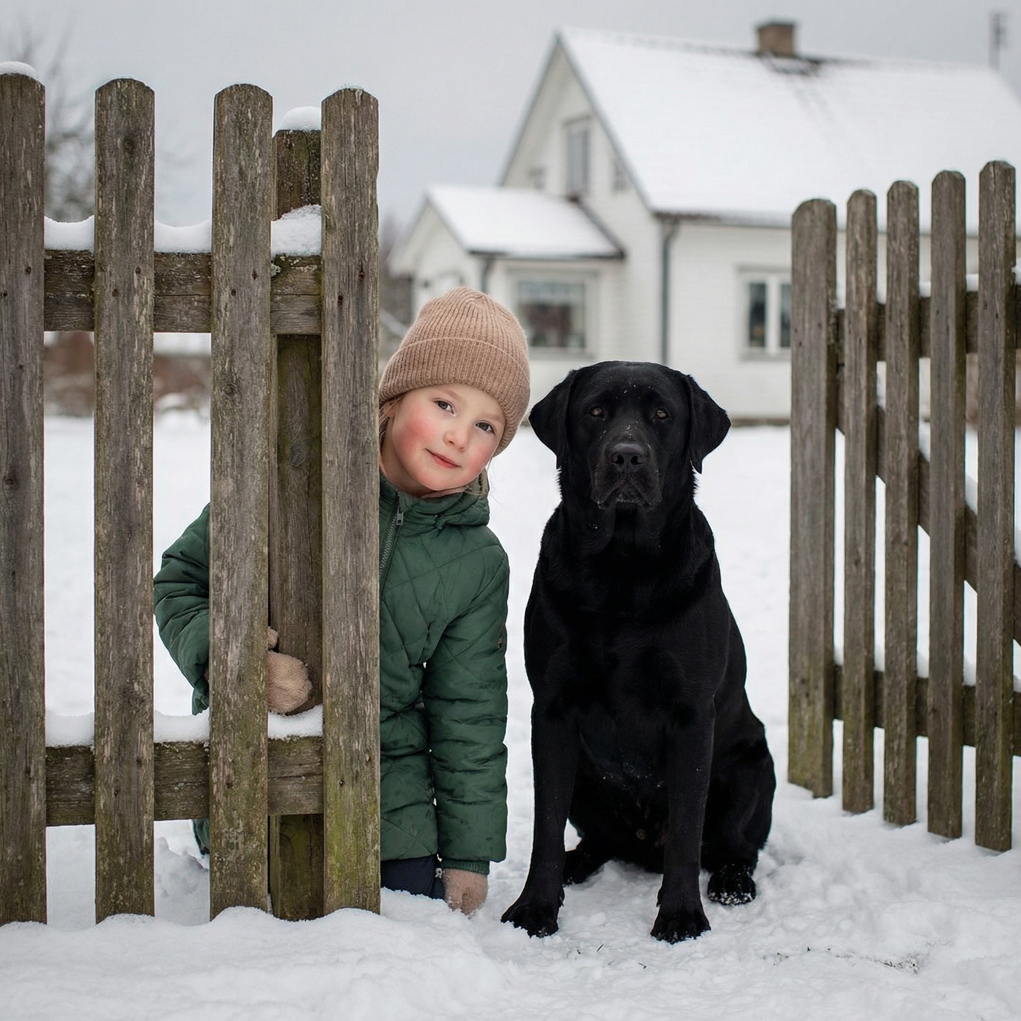 Дідусю, дивись! — Ліля прилипла носом до вікна. — Собачка!