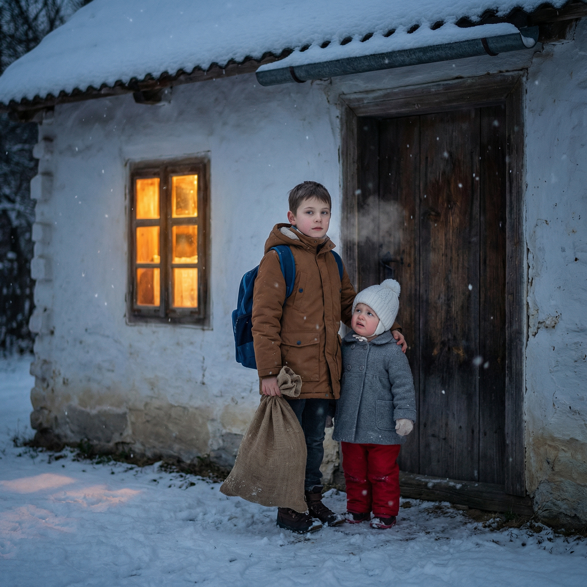 – Максе, ну скажи? Як воно? Вона ж, як подивиться своїми очима, так у будь-кого бажання пропаде. – Ай, відчепіться. – Ні, ну ти герой, не кожен наважився б на такий подвиг