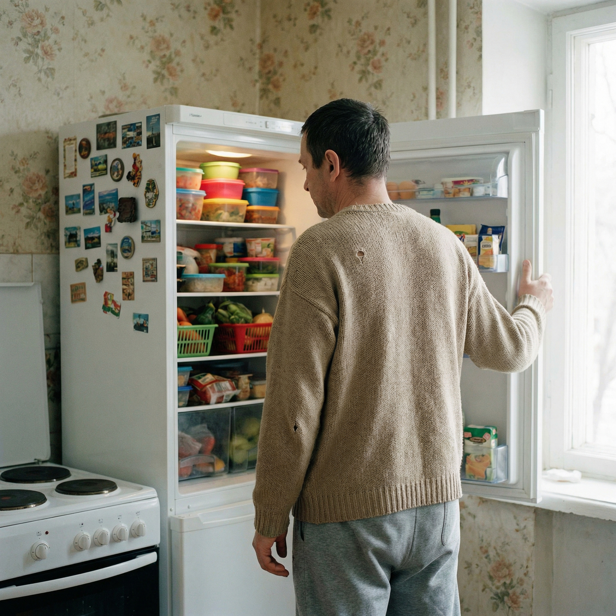 Чоловік вважав, що продуyкти у холодильнику з’являються самі по собі. Я припинила ходити в магазин. Експеримент закінчився через три дні