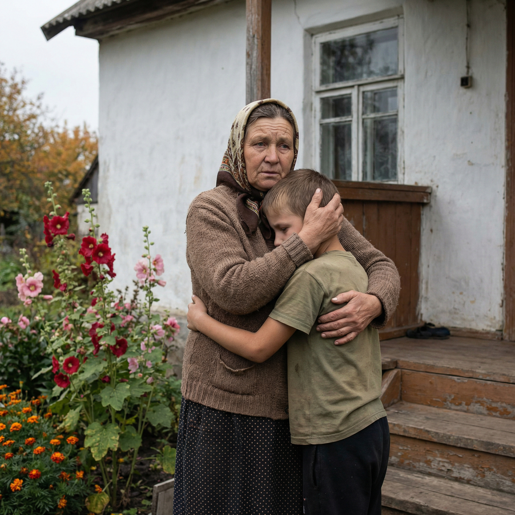 – Ану, йди звідси! Коли ж твоя мама за тобою, ледарем, стежити почне? – Гаркнула сусідка Клавдія Матвіївна