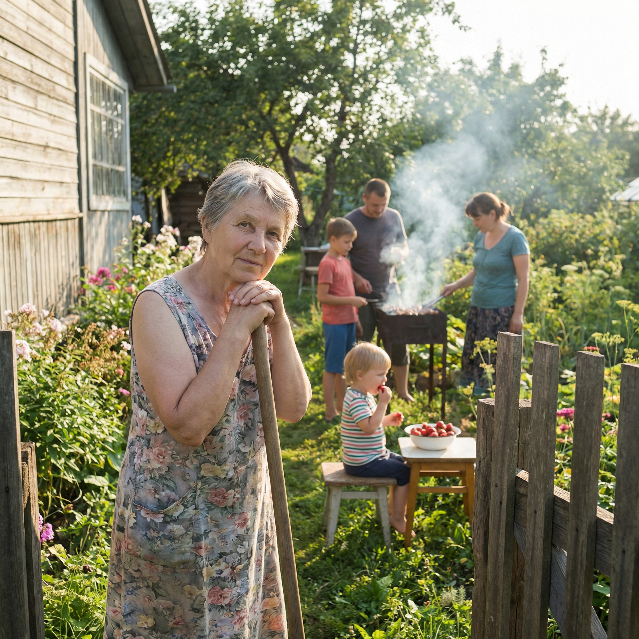 — Ти, Маріє, червоні ягоди не шукай. Я вчора все зібрала — онучку побалувати захотілося! — радісно крикнула свекруха через паркан, помахуючи рукою.