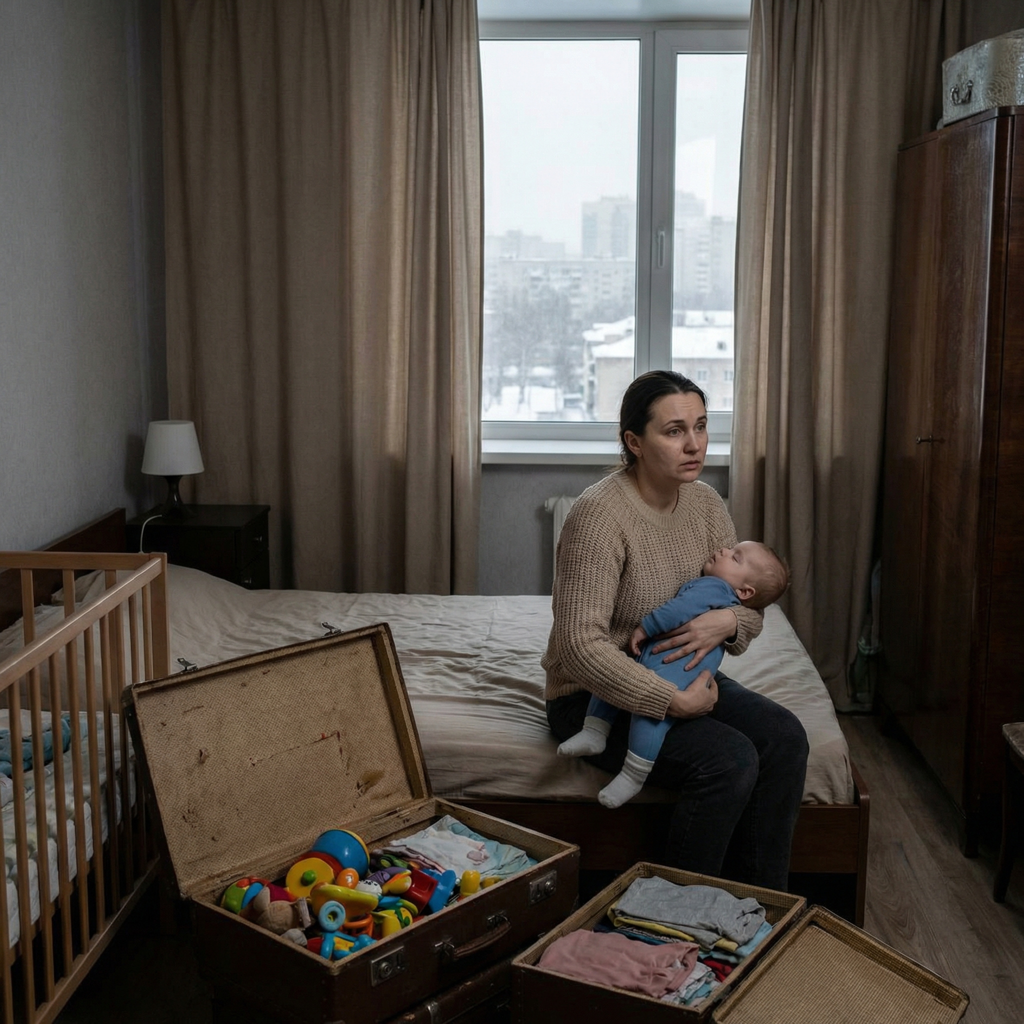 – Діма, ти ж чоловік! – здивувалася Ольга, немов побачила чоловіка вперше, – ти пропонуєш мені піти з дому з маленькою дитиною?