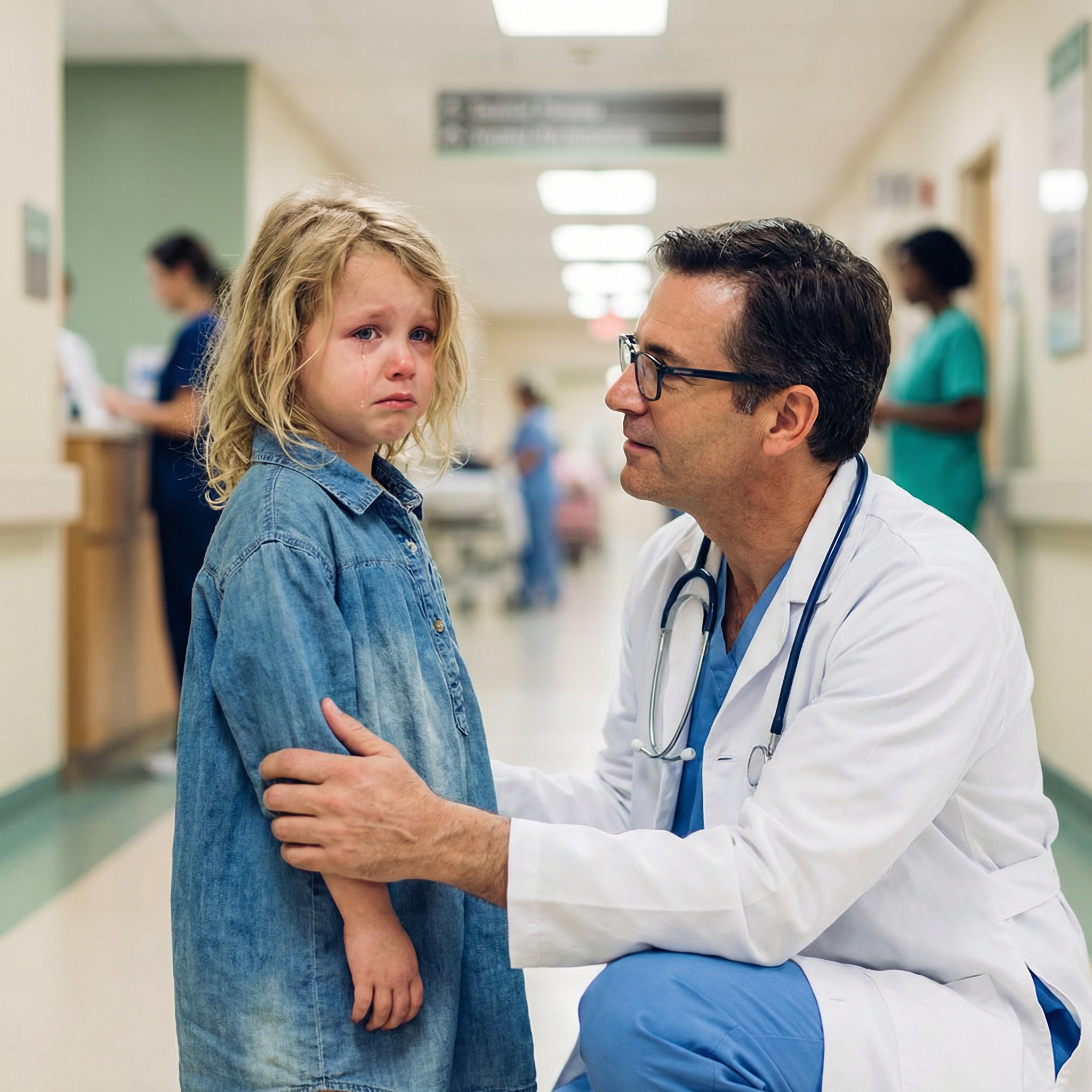 — Дядьку-лікарю, — Купіть у мене kр.ов, будь ласка. — Бабуся казала, що в лікарні купують kp.ов по п’ятсот гривень — Що ти сказала, маленька ? Коли лікар дізнався, навіщо їй ці гроші, у нього перехопило подих?…