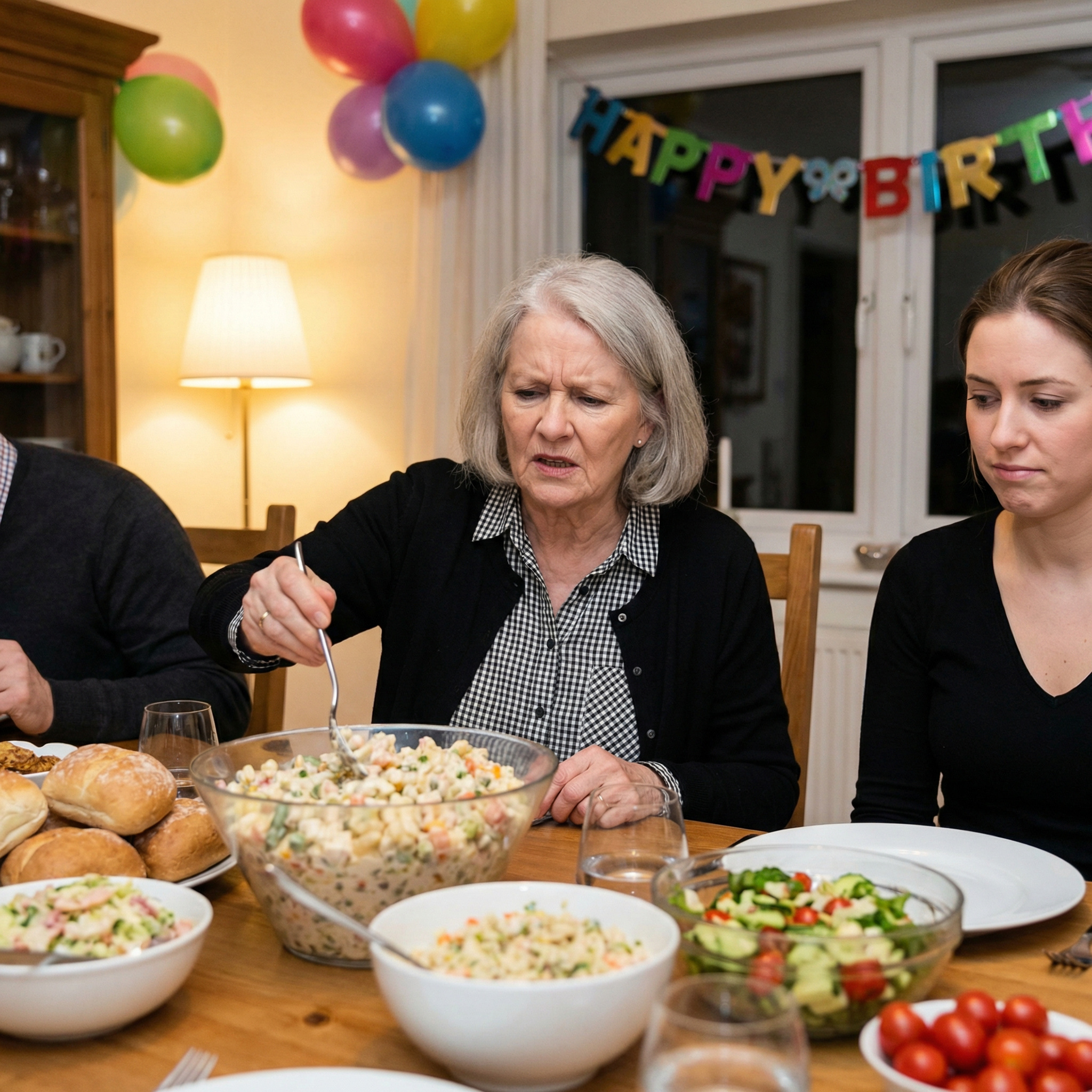 І…—Знову олів’є?! Саморобні салатики…— Ну звісно, «провінційна кухня» Я зробила ковток… може, вже досить? — І я, як мати Діми, зобов’язана відкрити йому очі! Синочку.. Подивись на неї —…