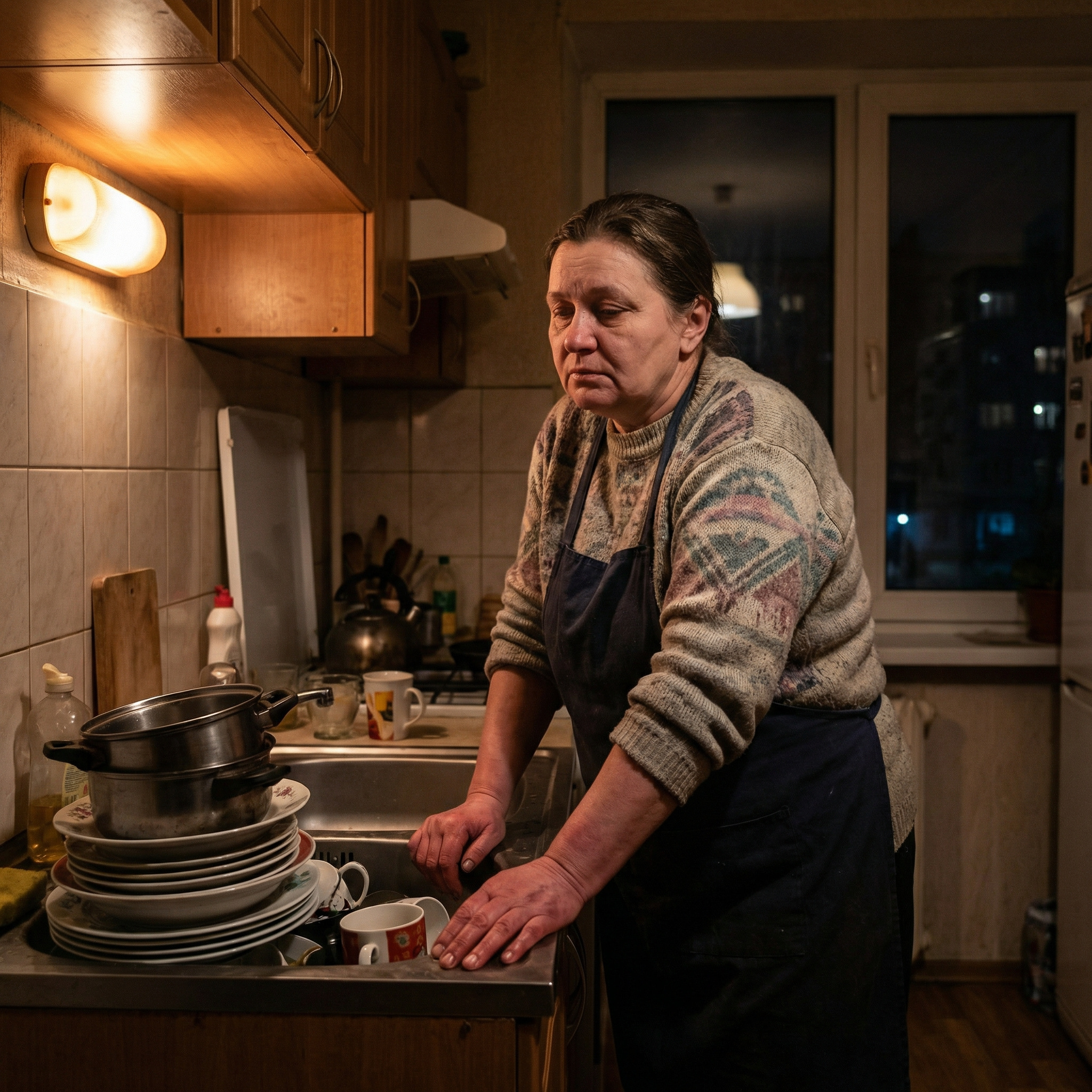  – Людко… де моя вечеря?.. мужик прийшов!…– Розляглася тут, ледарка!…Досить валятися зі своєю ногою, не симулюй!..Не вірю… – Я, між іншим, працюю, а не як деякі в крамниці з подружками язиком чешу!– У мене лікарняний! – гаркнула вона – Сам приготуй, якщо голодний.