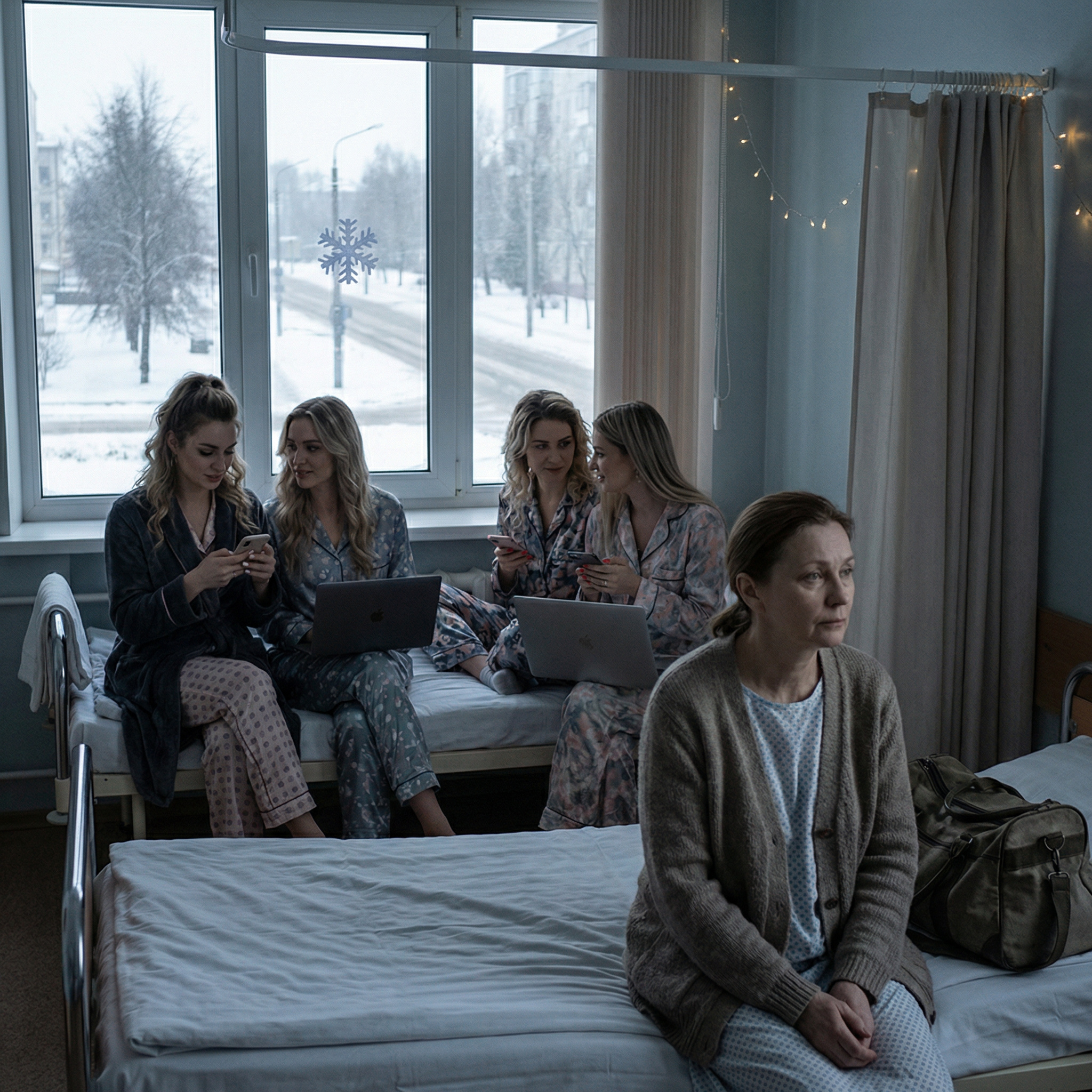 — Не хвилюйтеся. Прийшов ваш час. Це ваш час, Світлано. Ви будете молодою мамою, з розумним і добрим сином, який розмалює ваше життя знову. Жоден бруд вас не зачепить. І чоловік з’явиться. І дуже скоро