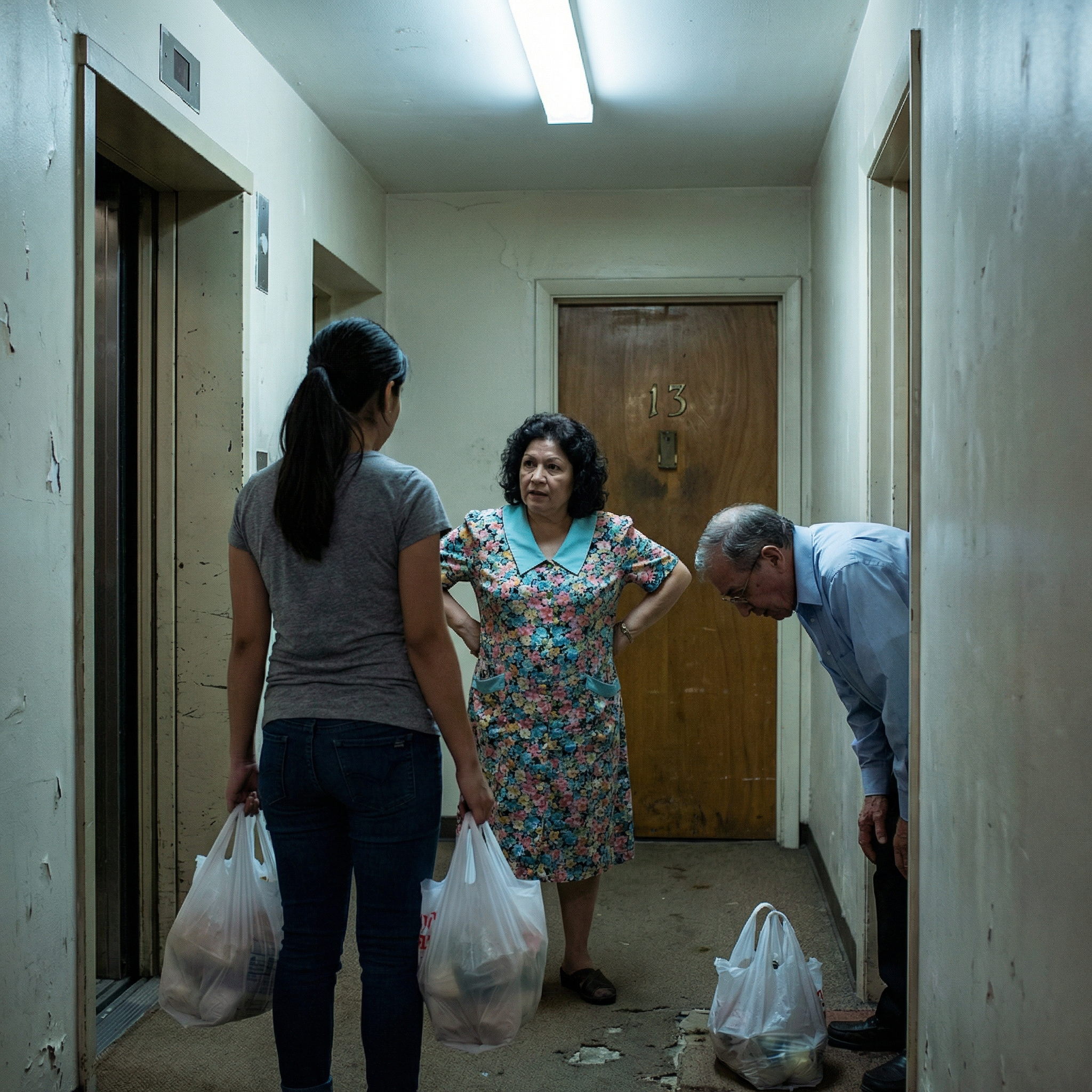 Ольга була в магазині, коли їй зателефонувала сусідка.