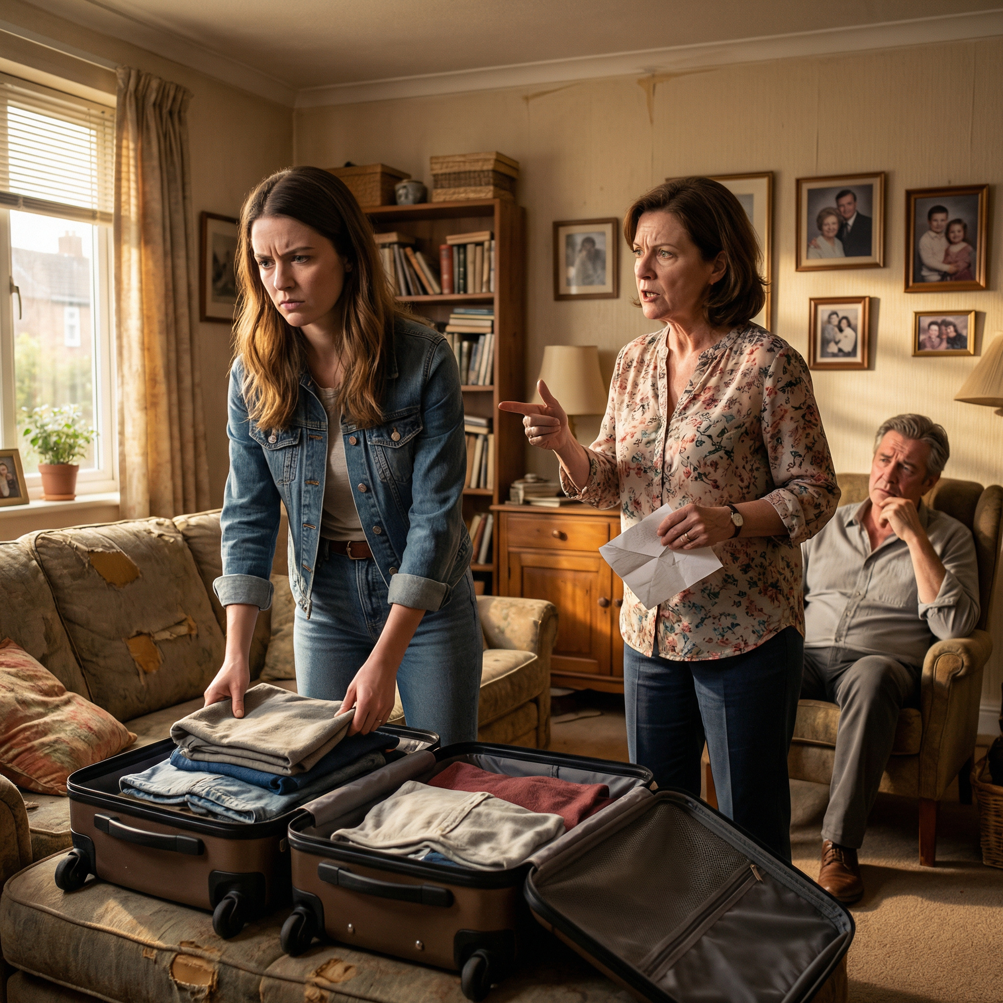 — Ти хочеш, щоб ми з голоду померли? — почала голосити мати.