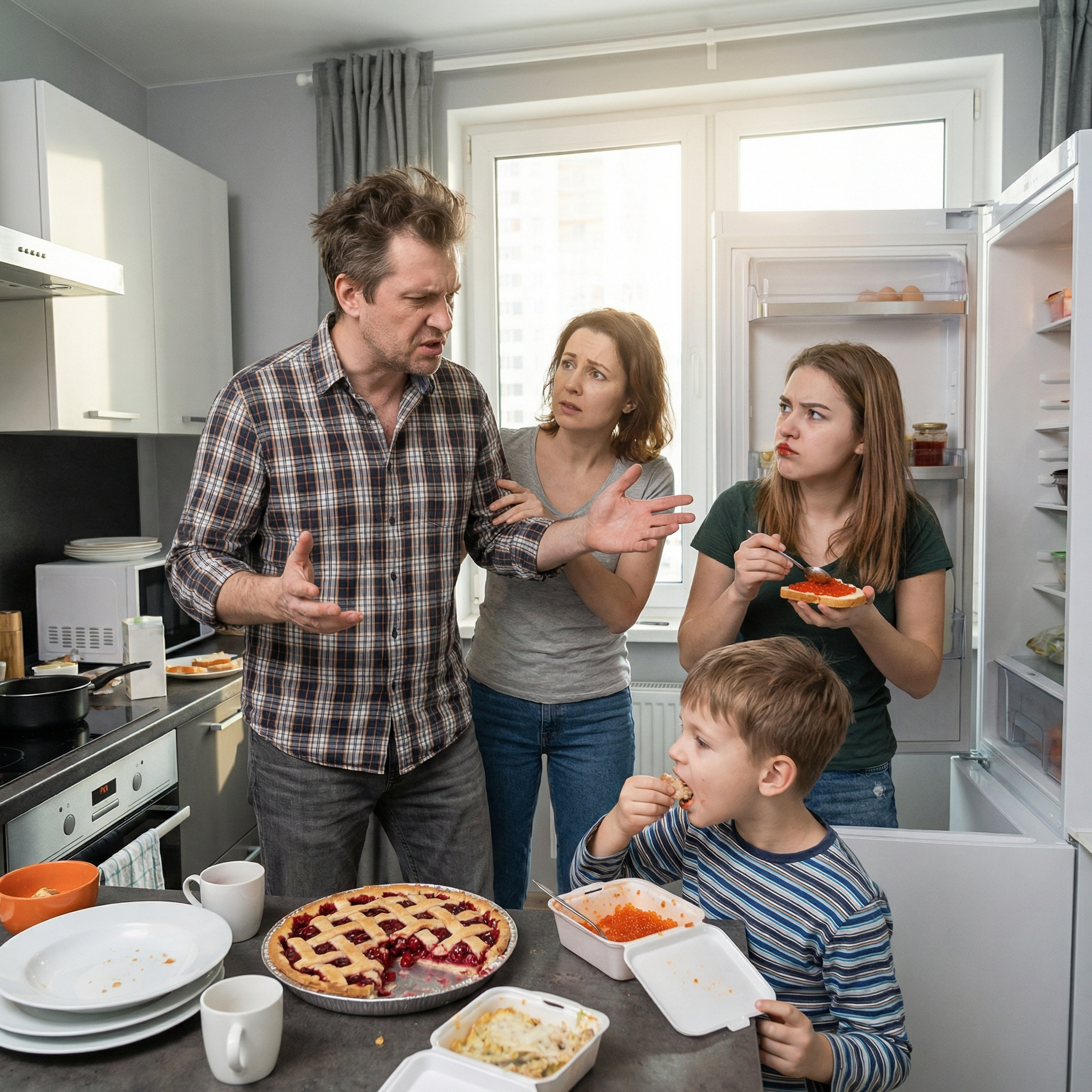 – Коли твоя рідня перестане нас об’їдати?