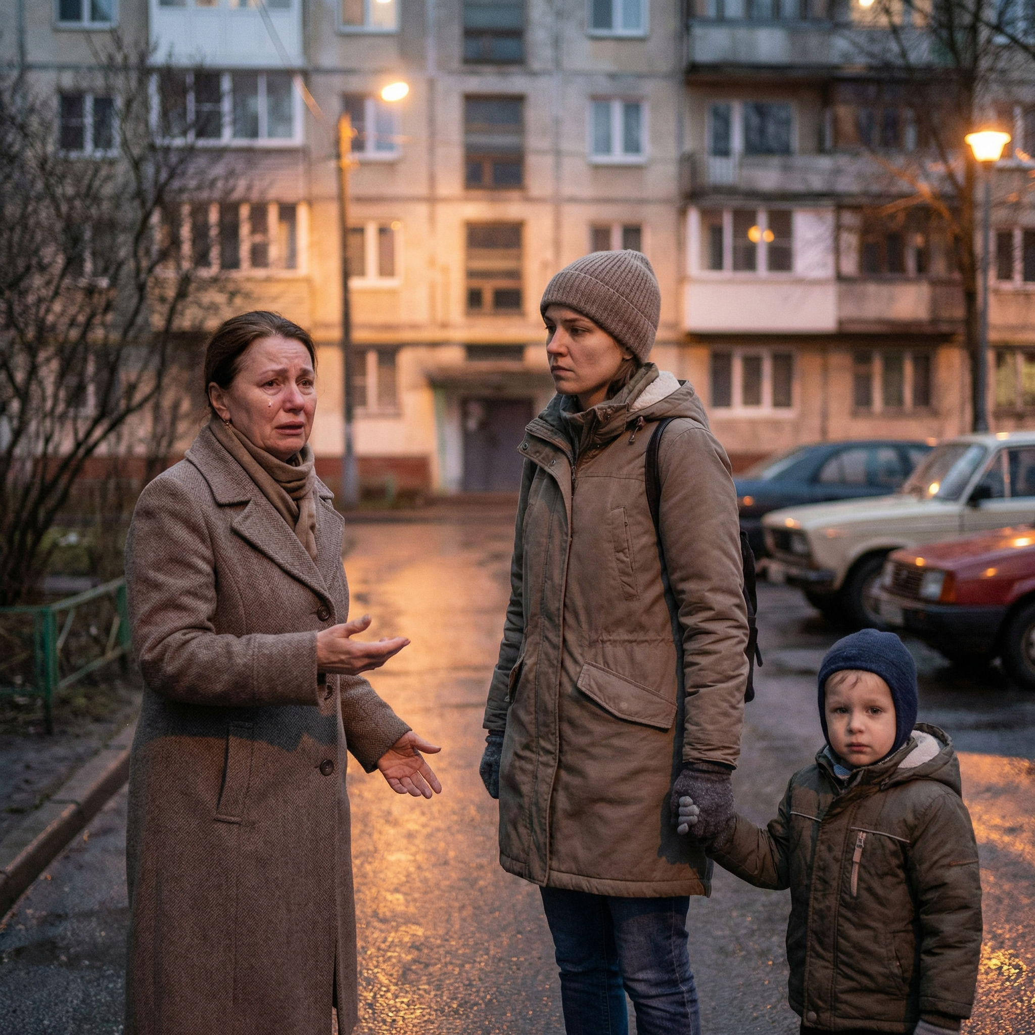 — Онука ви не побачите. Ви для нього чужа людина, свекрухо!