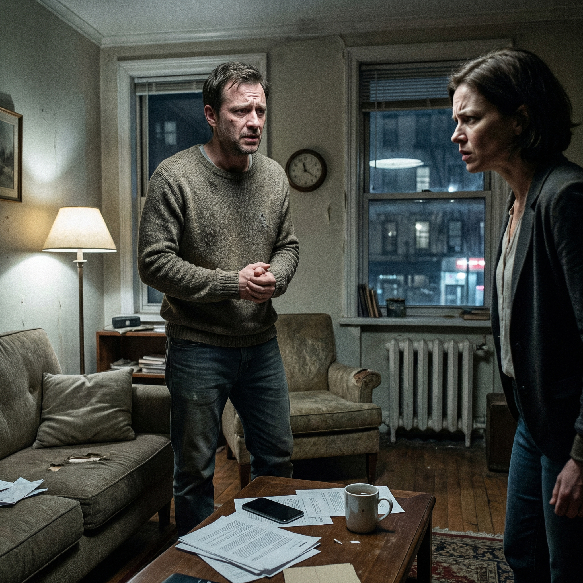 Кульмінація ж сталася зовсім нещодавно. Вадим повернувся від матері, нервово совався, і раптом ляпнув