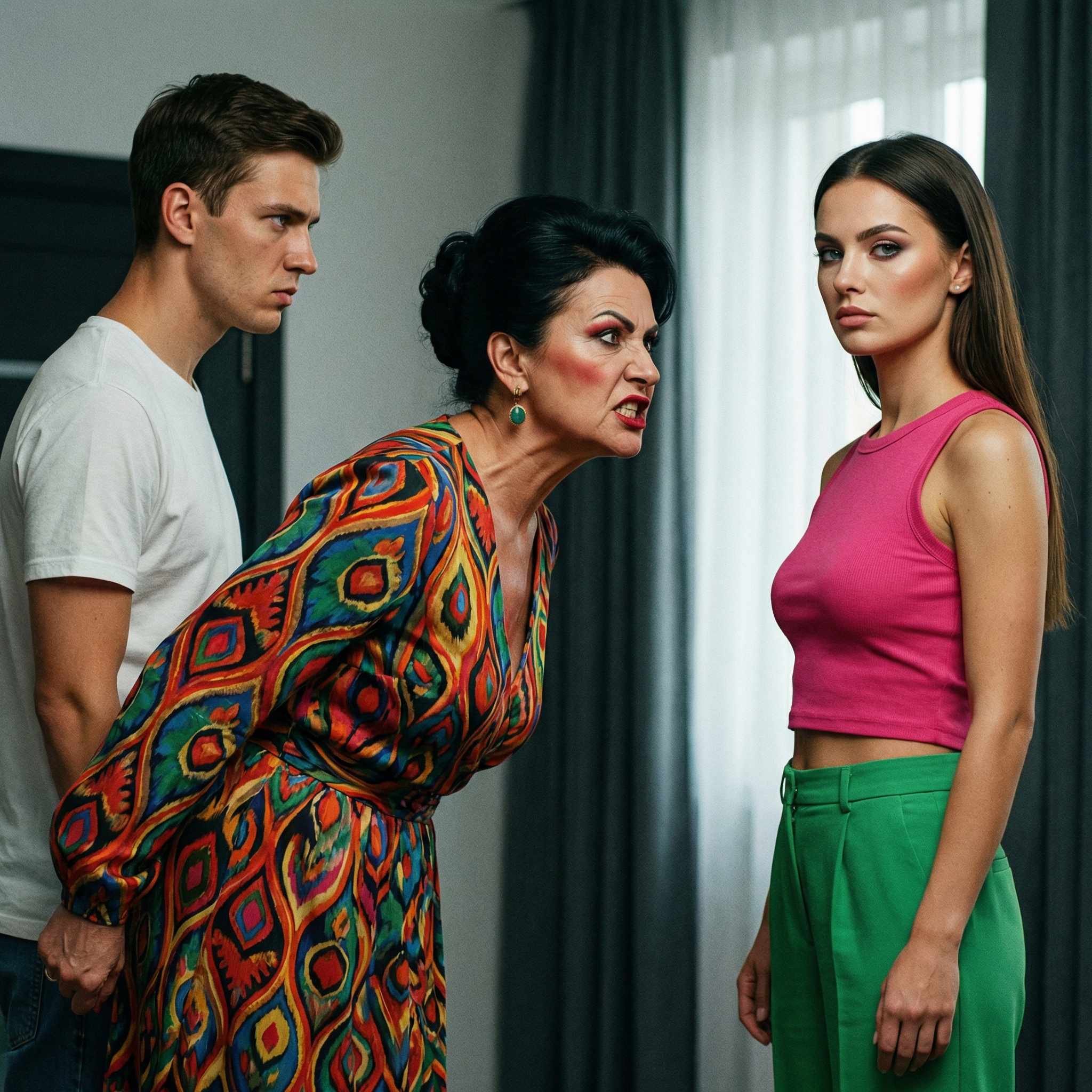 — Якщо твоя дружина не навчиться зі мною розмовляти як слід, я їй все волосся повисмикую, синку! Голос у слухавці дзвенів від погано прихованої злості — такий різкий і лютий, що навіть заглушав одноманітний фоновий шум офісу. Максим машинально притиснув телефон до вуха і відвернувся від колеги, який кинув на нього зацікавлений погляд.