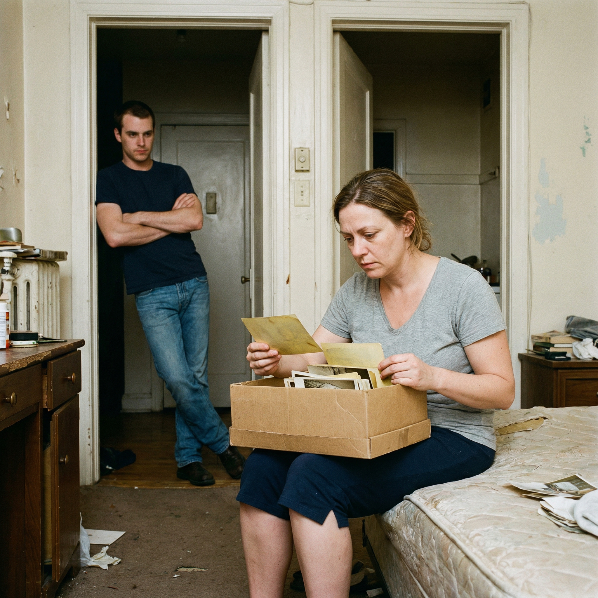 Натко, збирай манатки, квартира тепер моя, — ці слова прозвучали не як грім серед ясного неба, а як фінальний акорд у похоронному марші нашої родини. Я відірвала погляд від старої коробки з фотографіями, яку перебирала третій день поспіль, намагаючись знайти розраду в усмішках минулого. Сергій стояв у дверях спальні, по-господарськи схрестивши руки на грудях. У його погляді не було ні краплі жалоби — лише холодна, розрахункова впевненість людини, яка нарешті дочекалася свого зоряного часу. — Що ти таке верзеш? — мій голос здригнувся, але я намагалася триматися. — Мами не стало лише тиждень тому. Земля ще не просіла, а ти вже про квадратні метри? — Саме тому й твоя черга на вихід, — він зробив важкий крок у кімнату, і мені здалося, що повітря в приміщенні стало менше. — Мама завжди казала, що це житло має бути моїм. Я молодший, мені треба життя влаштовувати, родину створювати. А ти своє вже віджила