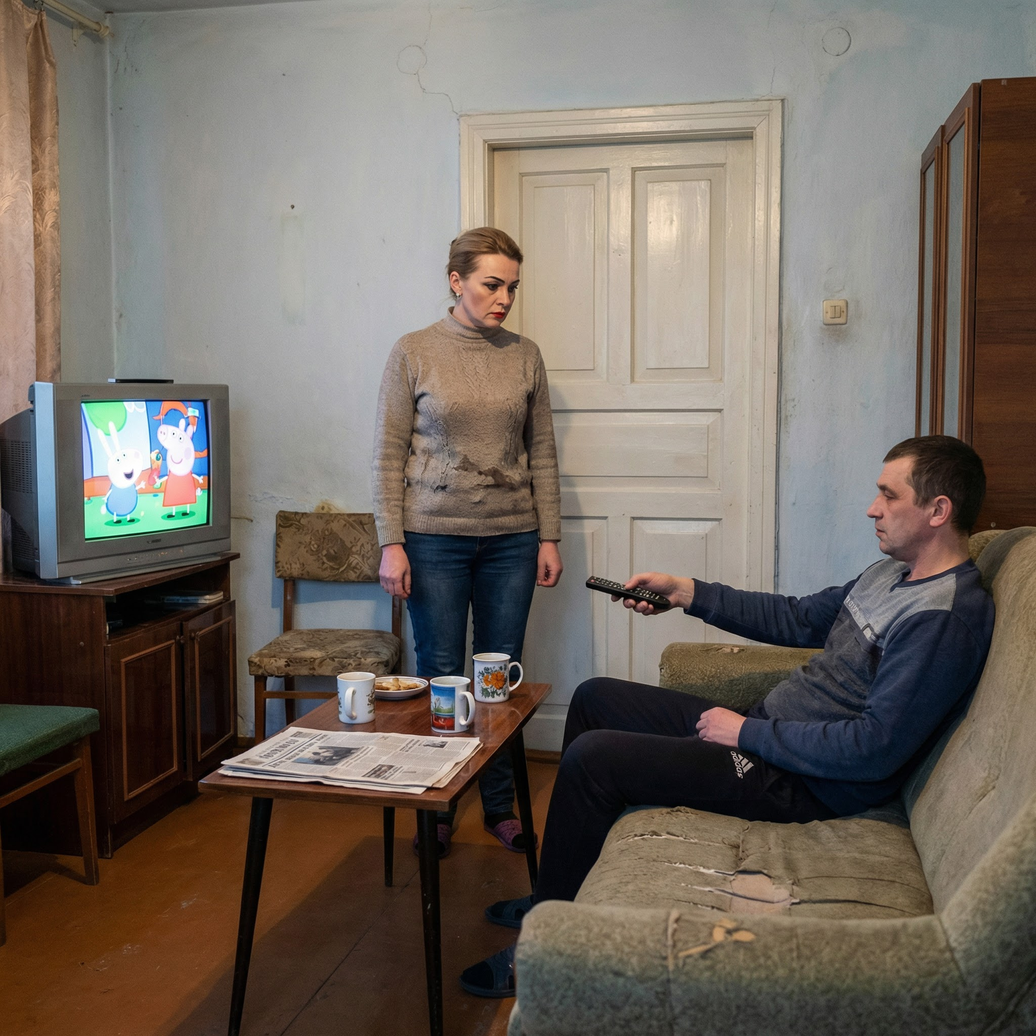 — Андрій, де гроші? Голос був тихим, позбавленим будь-якої інтонації, і від цього пролунав у залитій світлом вітальні голосніше за набатний дзвін. Він прорізав бадьору балаканину телеведучого і завис у повітрі, щільний і гострий, як осколок льоду. Андрій навіть не повернув голови. Він ліниво перемкнув канал пультом, і на екрані замиготіли якісь мультяшні персонажі. — Ти мені?