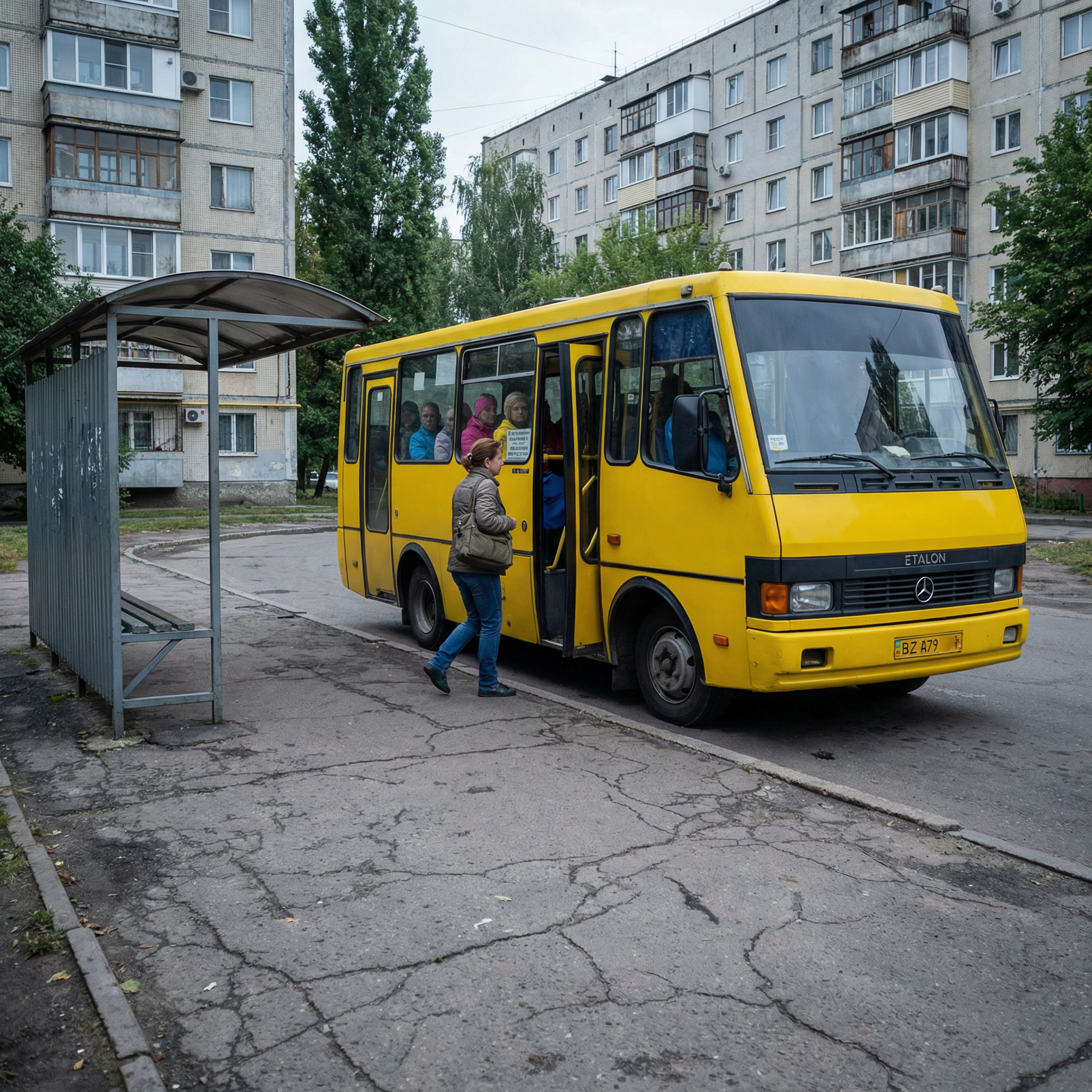 Олена вийшла з дому і пішла на зупинку. Підʼїхала маршрутка і вона шмигнула в салон. – От класно! – подумала вона. – І місце біля вікна вільне. На одній із зупинок в автобус забігли хлопець із дівчиною. Вони обнімалися і весело розмовляли. Олена може й не звернула б на них увагу, але, тут хлопець повернувся до неї… Олена не могла в це повірити – це був її Михайло
