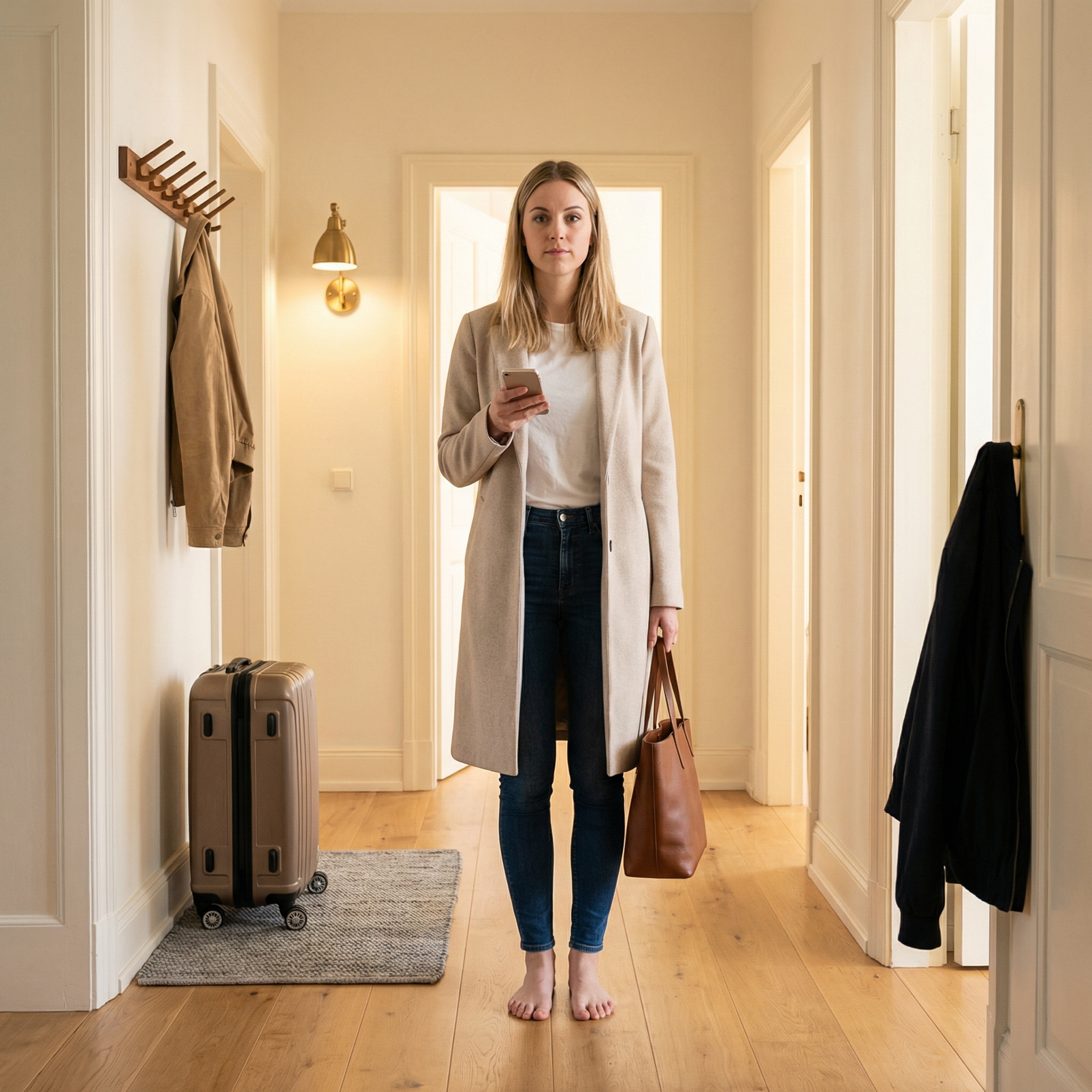 Яна повернулася додому після чергової поїздки. Швидко розклала речі і пішла в душ. Раптом пролунав дзвінок у двері, а потім і стукіт. Стукали настирливо. – Не дають спокійно помитися, – промовила вона, виходячи в коридор. Яна заглянула у вічко. На порозі стояв молодий чоловік. – Хто там? – запитала вона. – Таню, відкривай швидше. Я пішов від дружини. Вона все дізналася, – раптом вигукнув незнайомець. – Таню тут немає, – відповіла Яна, відчинивши двері. – Як немає? А де вона? Це квартира Тані! – вигукнув він. – Шановний, ви щось плутаєте! – здивовано сказала Таня, дивлячись на гостя і нічого не розуміючи.