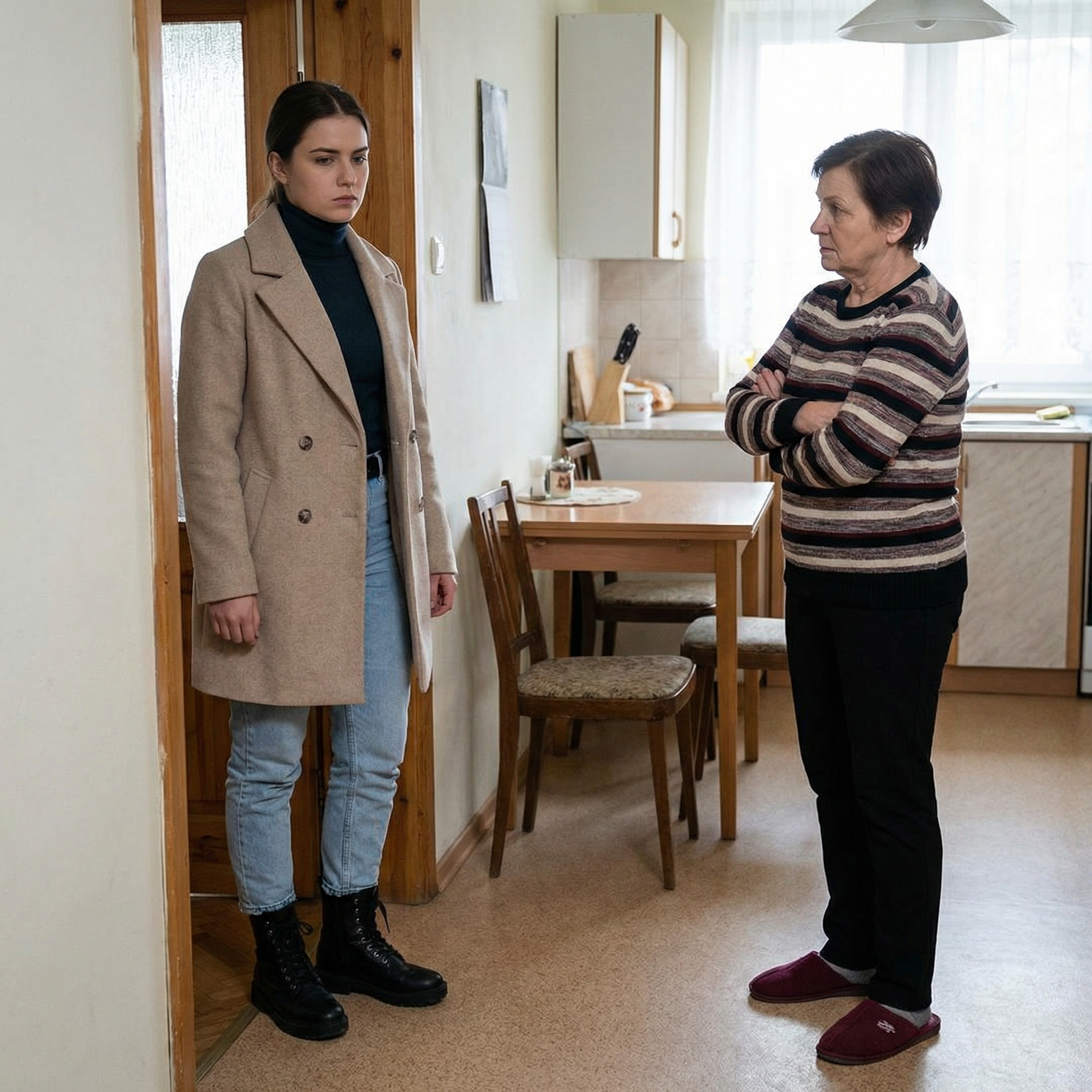 – Мамо, ми замки міняємо. Завтра майстер прийде. – Замки? – Так. Ключа в тебе більше не буде