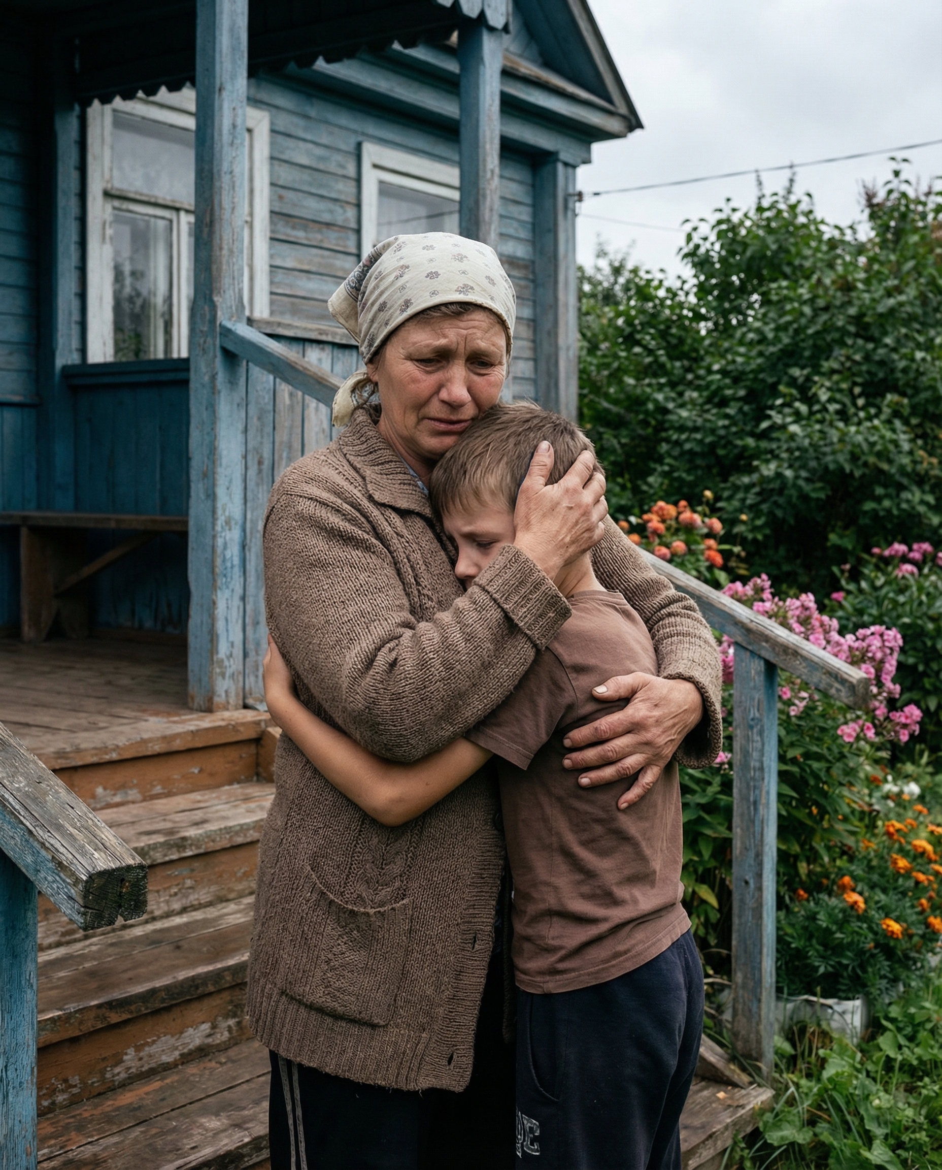 – Ану, йди звідси! Коли ж твоя мама за тобою, ледарем, стежити почне? – Гаркнула сусідка Клавдія Матвіївна