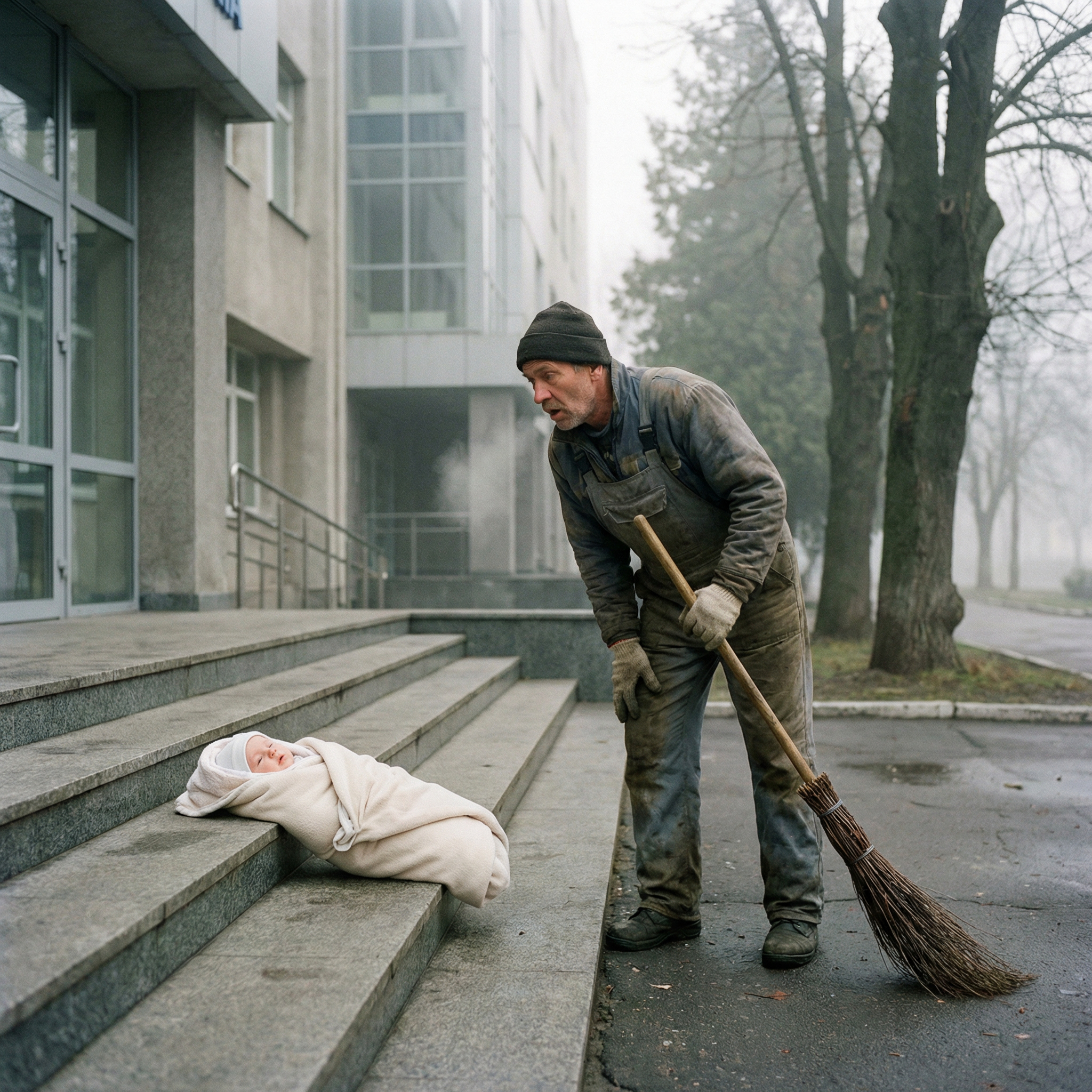 Ще в лікарні, як тільки малюка розгорнули, хтось із медперсоналу вигукнув: – Ну ти глянь який кавунчик! Як же можна було такого карапуза просто так… Раз і на ґанок…