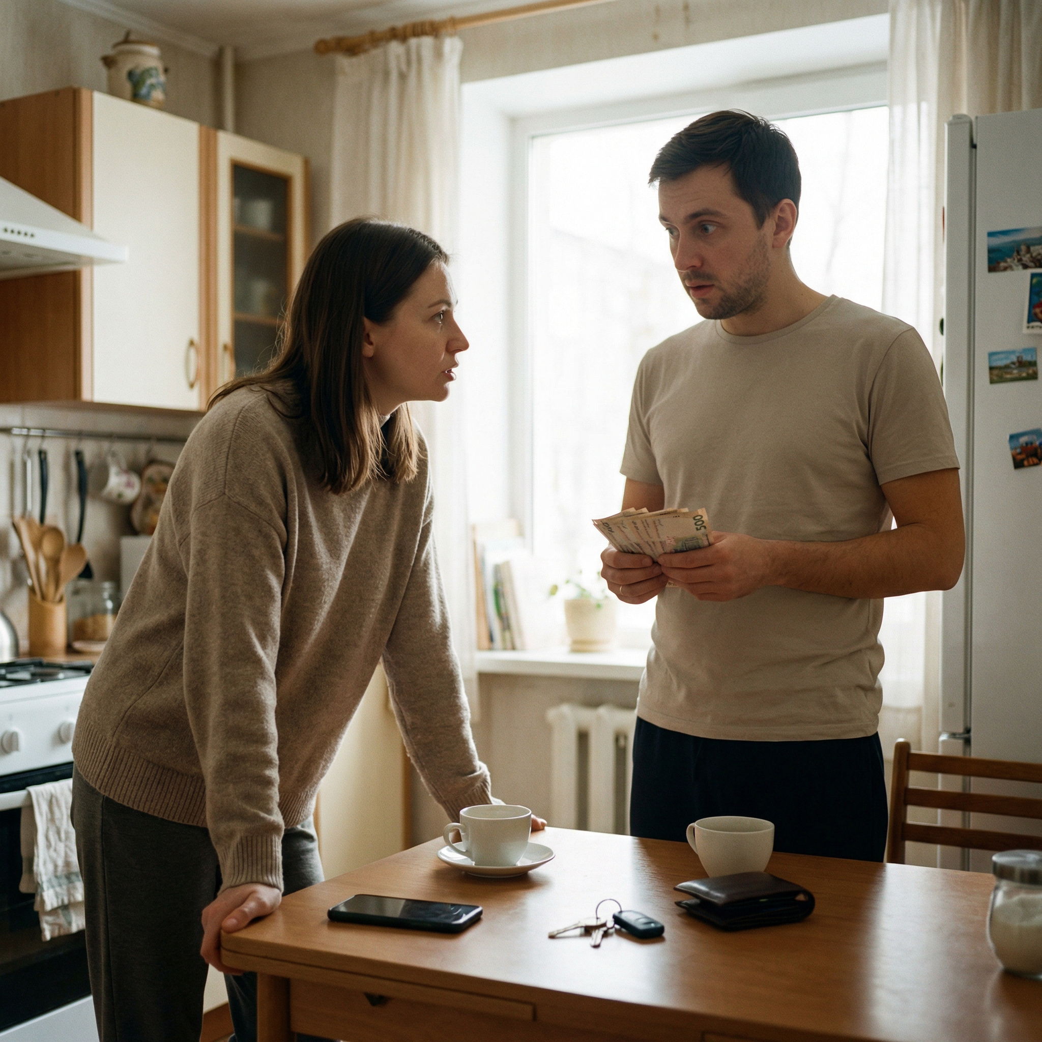 – Могла б і подарувати нам ті п’ять тисяч, не обов’язково вимагати борг, – пробурчав Павло. – Ну, вибач, після того, як ти моїй мамі на ювілей мітлу подарував…