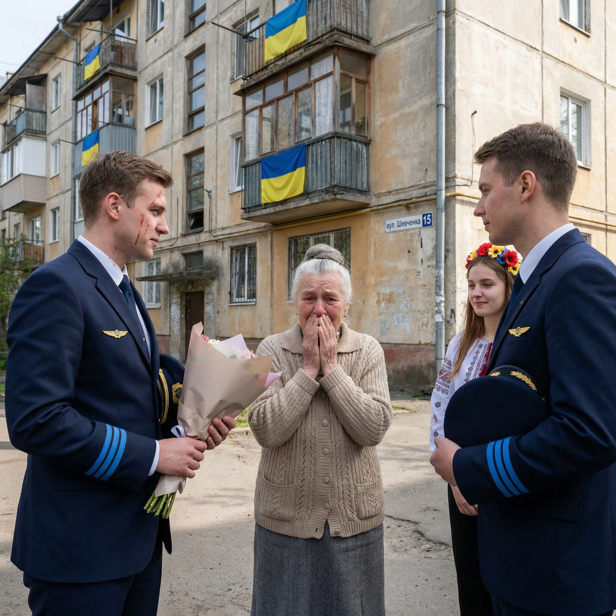 Вона продала все, що мала, аби її діти змогли вивчитися. А через двадцять років вони приїхали до неї у формі пілотів і повезли туди, про що вона ніколи навіть не сміла мріяти.