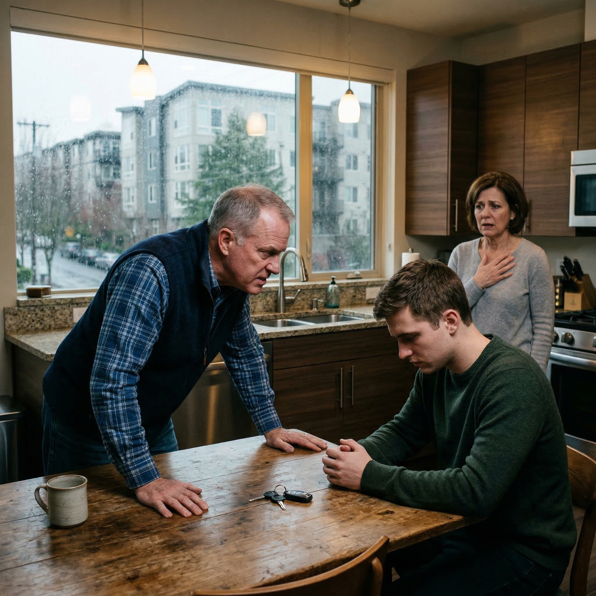 -Значить так, Толік. Я тобі говорю, як чоловік чоловіку. Одружишся з нею – ключі на стіл покладеш. Від квартири, яку ми з матір’ю тобі купили. І від машини, яка теж за наші гроші купувалась! Ти мене добре зрозумів, синку?! Тож думай, – батько суворо дивився на сина.