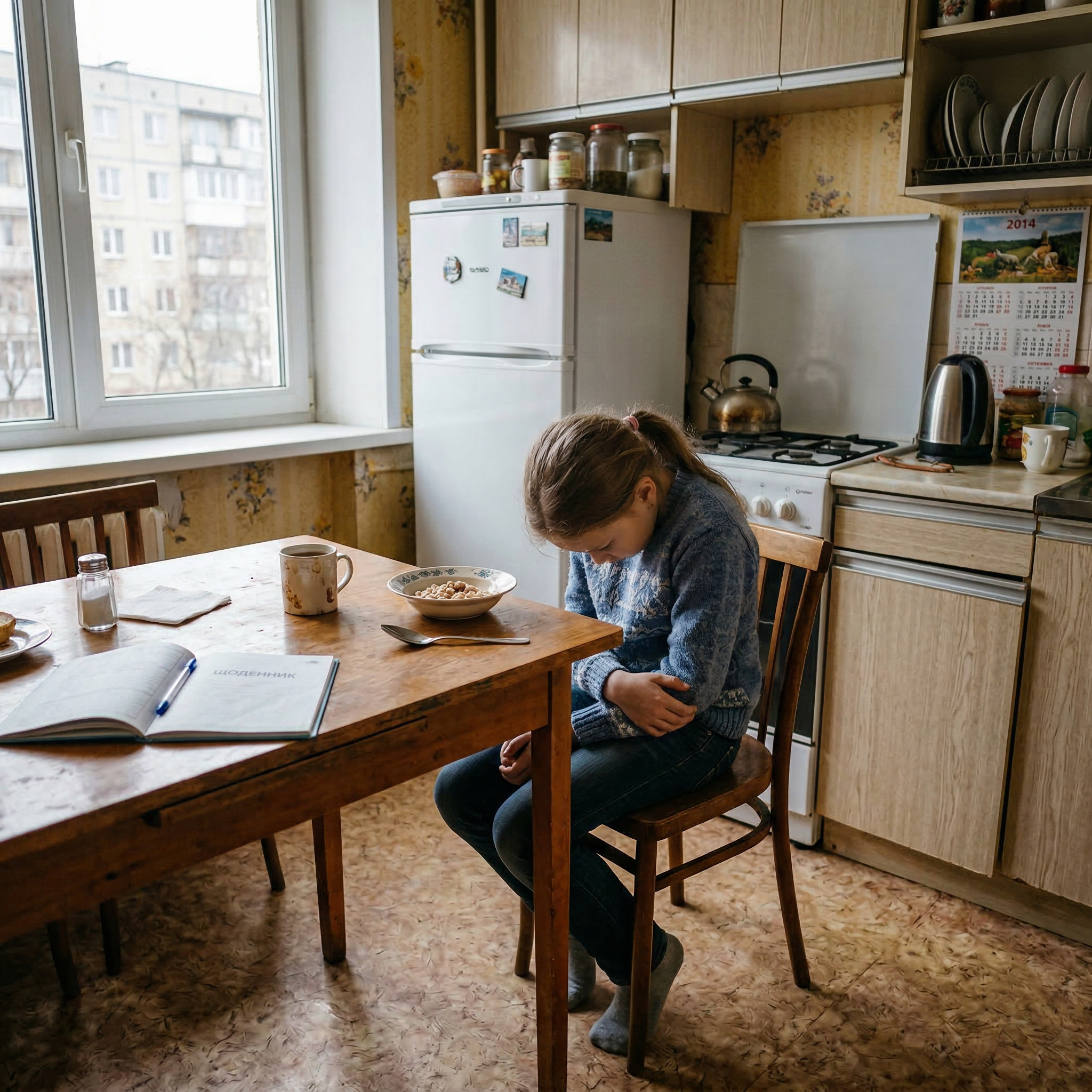Він прийшов не просити вибачення за те, що його мати ображала дитину. Він прийшов, бо йому та Ганні Петрівні стало незручно жити. — Ти справді прийшов сюди, щоб сказати, що твоя мати готова мене пробачити? — тихо запитала Олена. — А ти не хочеш запитати, чи готова я пробачити вам обом те, що моя донька боялася зайти на власну кухню? Павло роздратовано махнув рукою: — Ой, знову ти за своє! Це ж було сто років тому. Мама просто стара, вона специфічна. Ну, сказала щось зайве, з ким не буває? Тобі що, важко бути мудрішою? Надя вже й забула все, діти відхідливі. Повертайтеся, я навіть обіцяю купувати більше солодощів. У цей момент із кімнати вийшла Надійка. Вона побачила Павла і миттєво зупинилася, міцно вчепившись у дверний одвірок. У її очах не було радості — лише той самий крижаний острах