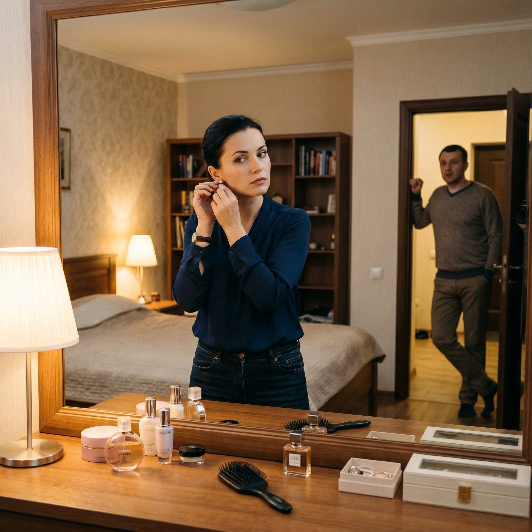 Марина навіть не здригнулася. Стояла біля дзеркала, поправляла сережки — ті самі, з перлинками, які він подарував на десятиріччя весілля. Три роки тому. За пів року до того, як грюкнув дверима і залишив її. — Чиє це барахло? — він тицьнув пальцем у темно-синє кашемірове пальто на вішалці. Пальто висіло на його гачку. На його колишньому місці. — Привіт, Андрію, — Марина нарешті обернулася. — Ти б спочатку подзвонив. Не гарно так без попередження приходити. Він пішов красиво. Театрально. З монологом про «ти мене не розумієш» і «мені потрібне повітря». Марина тоді мовчки дивилася, як він кидає речі у валізу. Не плакала. Не благала. Просто стояла, притулившись до дверного косяка, і чекала, коли він награється. Не дочекалася…