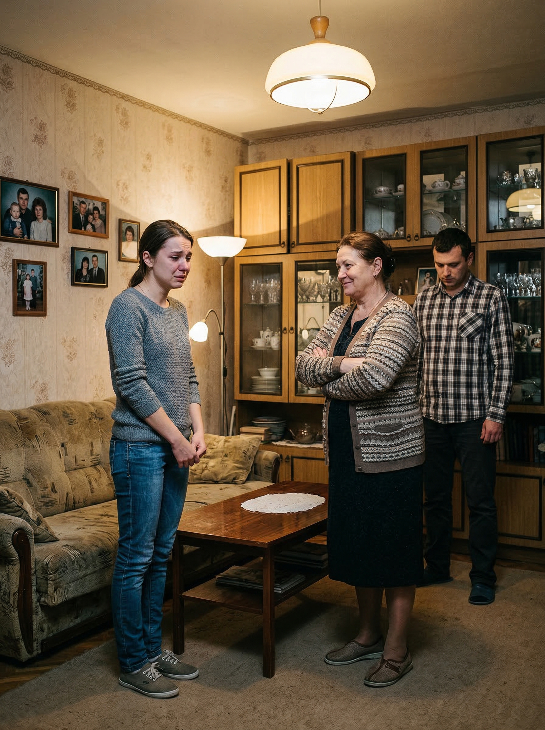 — Треба було думати, перш ніж виходити заміж! Тепер твоя квартира — наша сімейна власність! — сміялася свекруха.