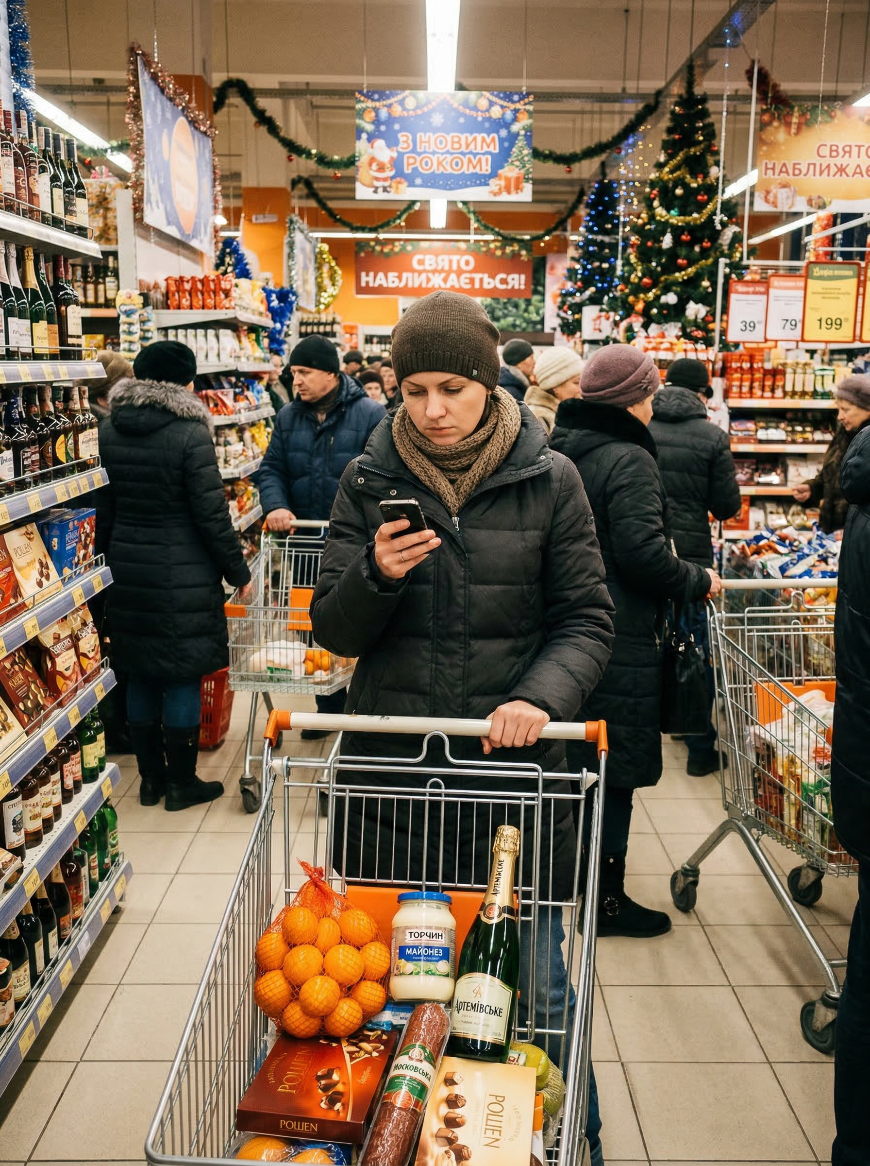 Коли Наталка побачила в супермаркеті баночку червоної ікри – зупинилася, вона давно так хотіла її, але шкодувала собі. А тут побачила її за 450 гривень і вирішила купити, вона ж премію отримала якраз. – Дівчино, мені, будь ласка, дайте ось цю маленьку баночку на 80 грам, – Наталя вказала на ікру, яка сподобалася їй. Продавщиця здивовано підняла брови: – Гарний вибір! Остання баночка залишилася. Будь ласка. Гарних вам свят! Щасливого Нового року! Але Наталя не знала тоді, що гарного свята їй не бачити, через свекруху свою