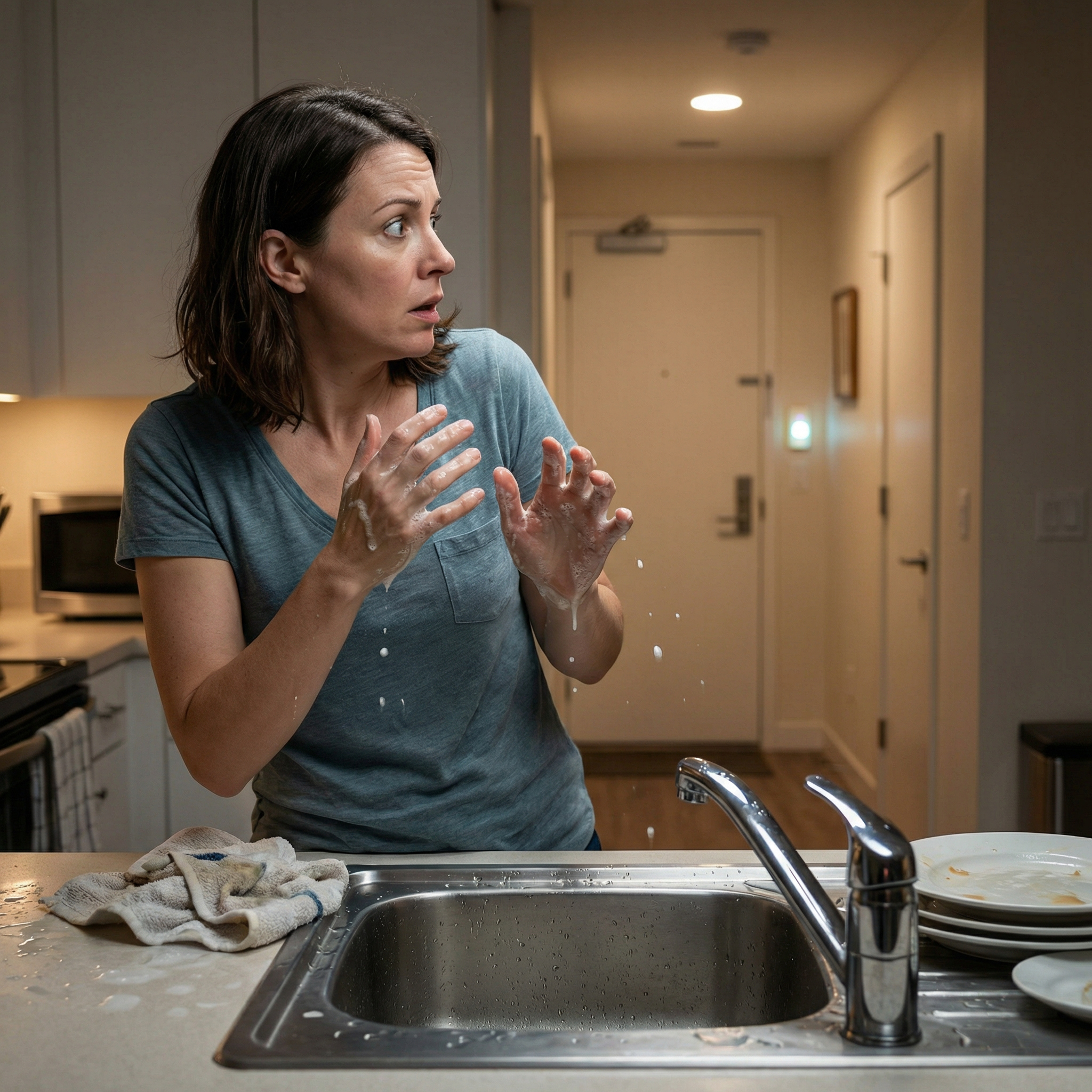 — Мене, між іншим, турбує, що ти живеш як пані, а мій молодший син ледве на життя наскрібає!