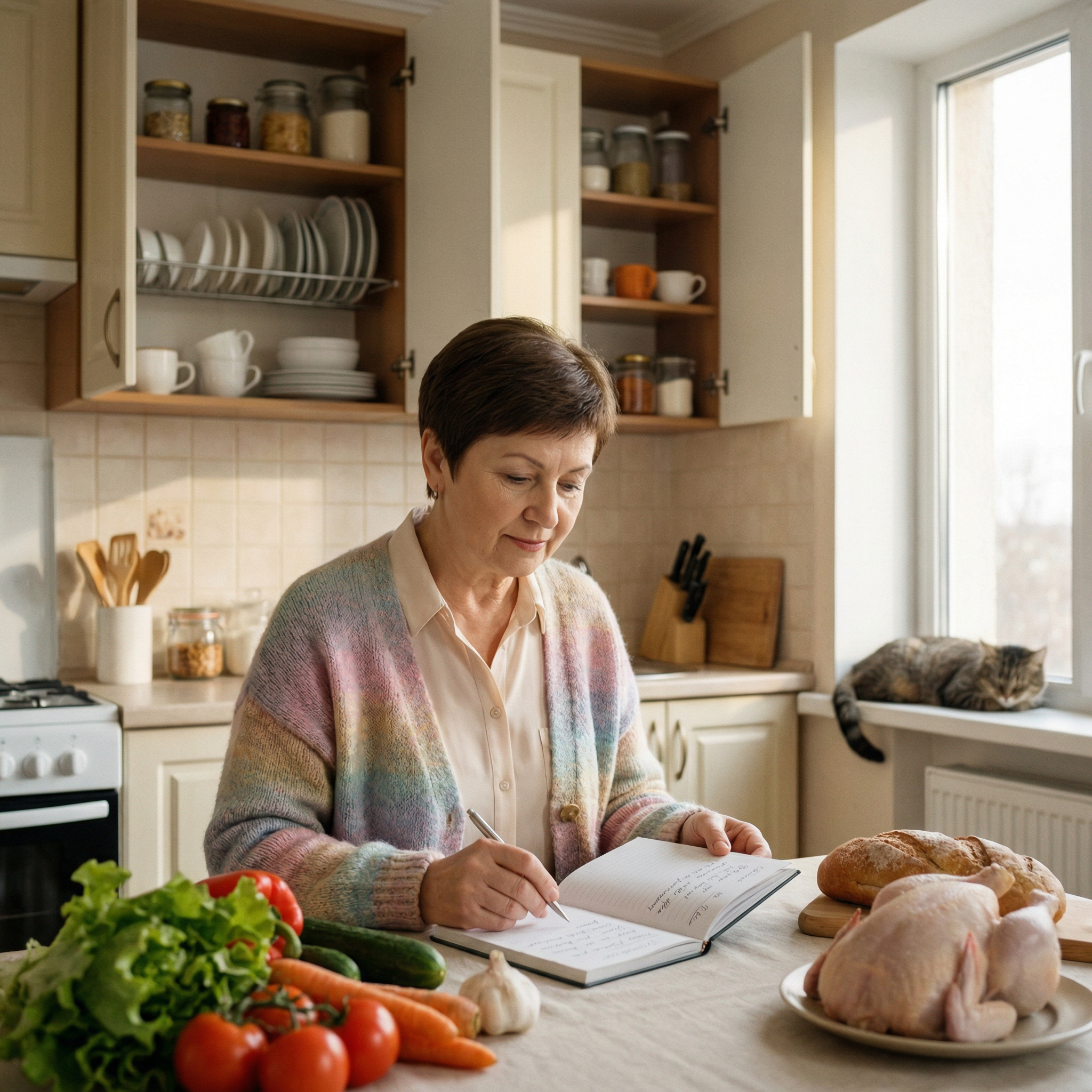 — Не щодня ж такі дати святкуємо. Думала, збереться вся родина — діти, онуки, свати. Напекла пиріжків із капустою, чоловік із самісінького ранку салати мисками кришив, донька з дачі домашню консервацію привезла